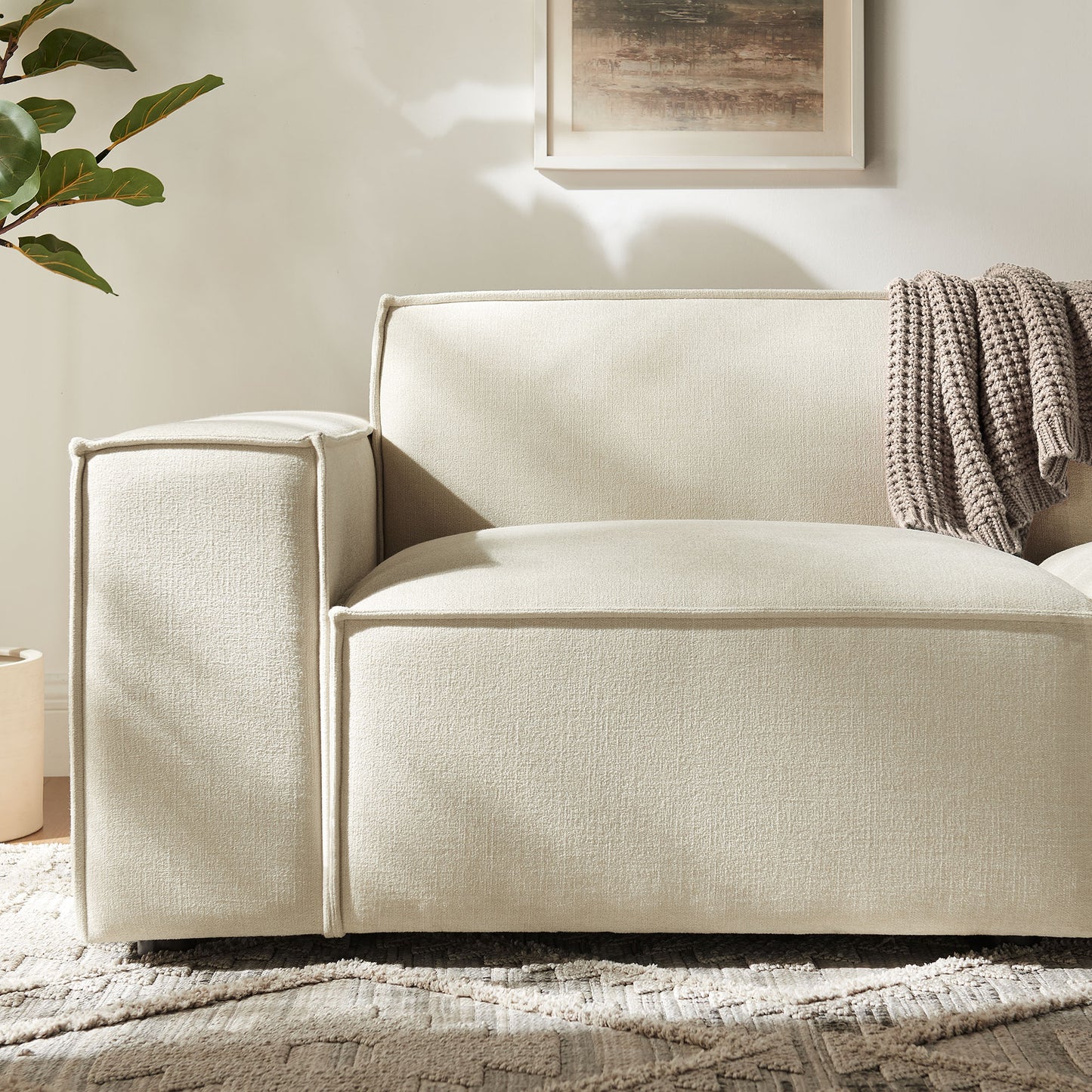 Restore 2-Piece Performance Fabric Upholstered Modular Loveseat by Modway