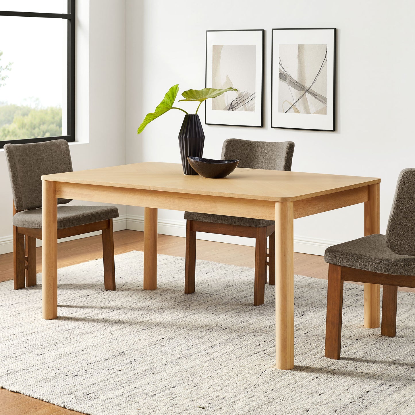 Alba Extendable Dining Table by Modway EEI-7464 | Contemporary Dining Collection