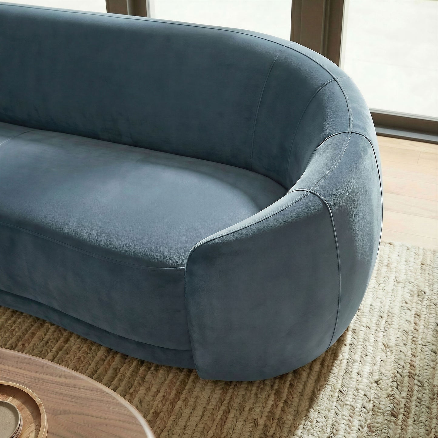 Contessa Curved Performance Velvet Sofa by Modway