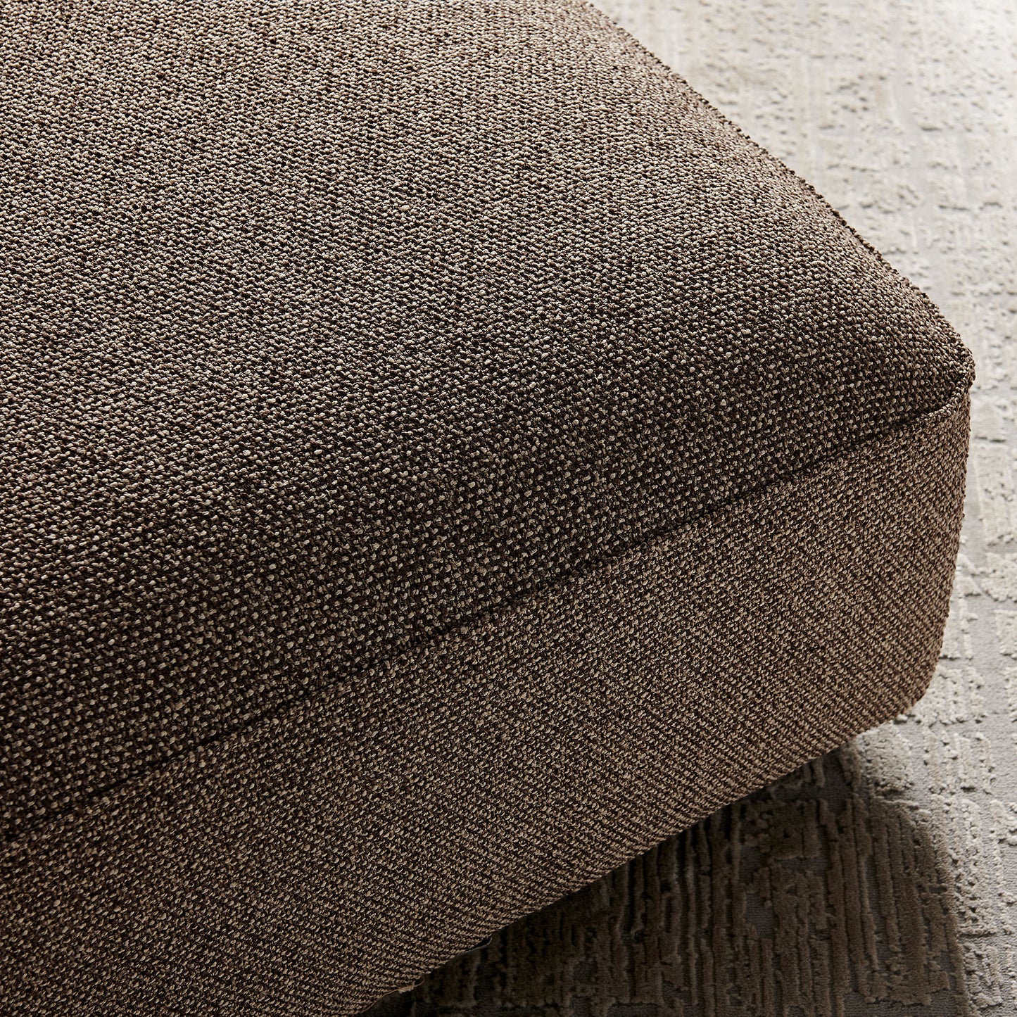 Auren Lattice Bouclé Upholstered Ottoman by Modway