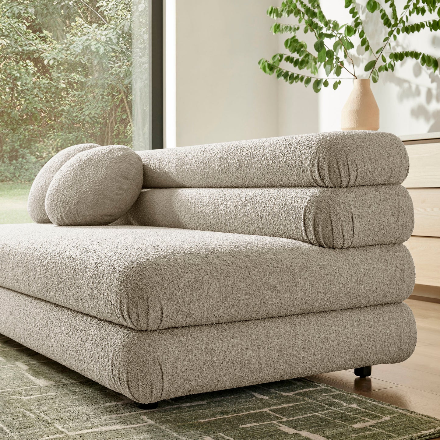 Jubilee Upholstered Modular Armless Loveseat by Modway