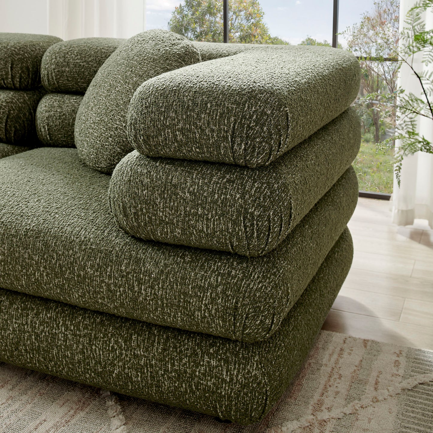 Jubilee 3-Piece Upholstered 3-Piece Modular Sofa Set by Modway