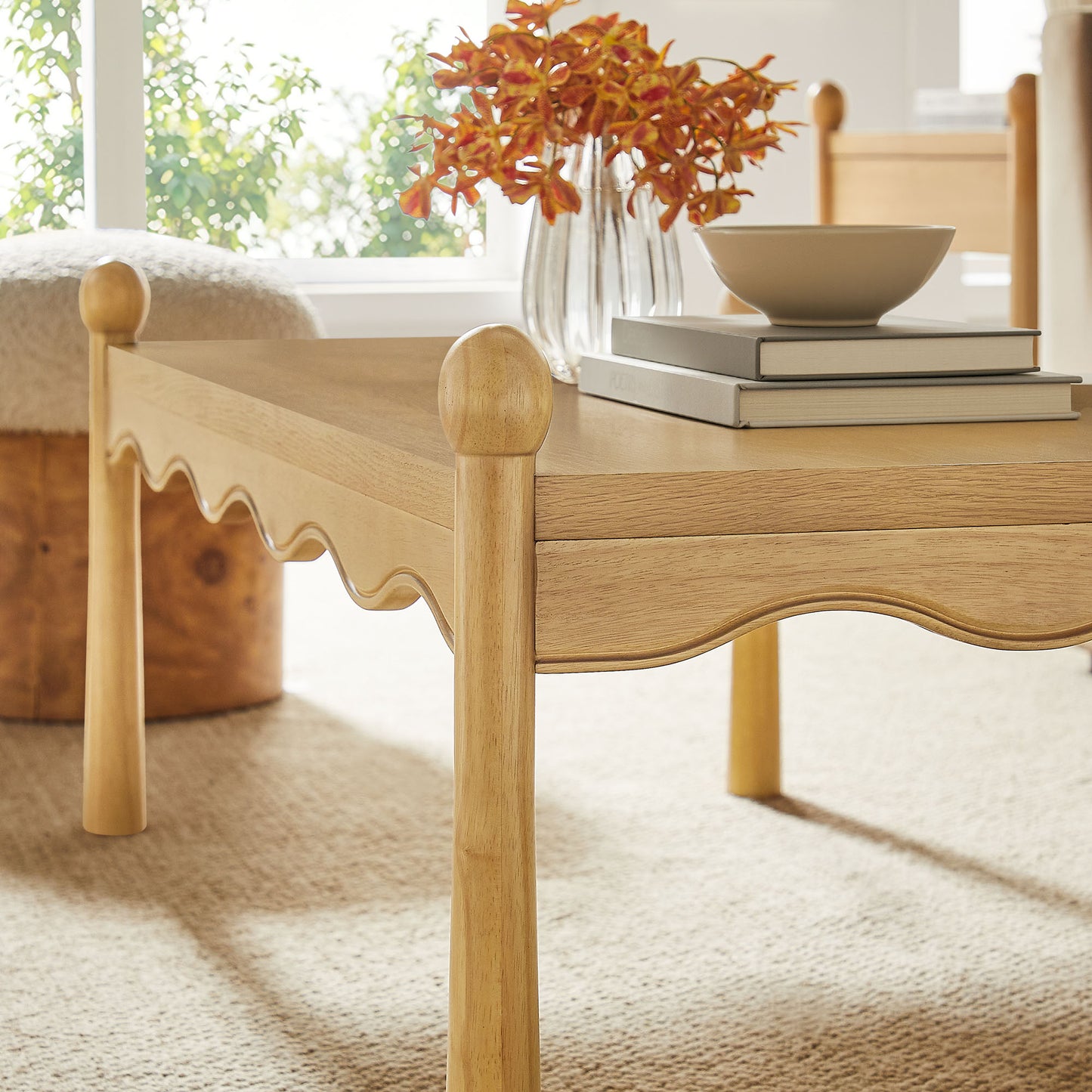 Darcy 46 Inch Wood Coffee Table by Modway