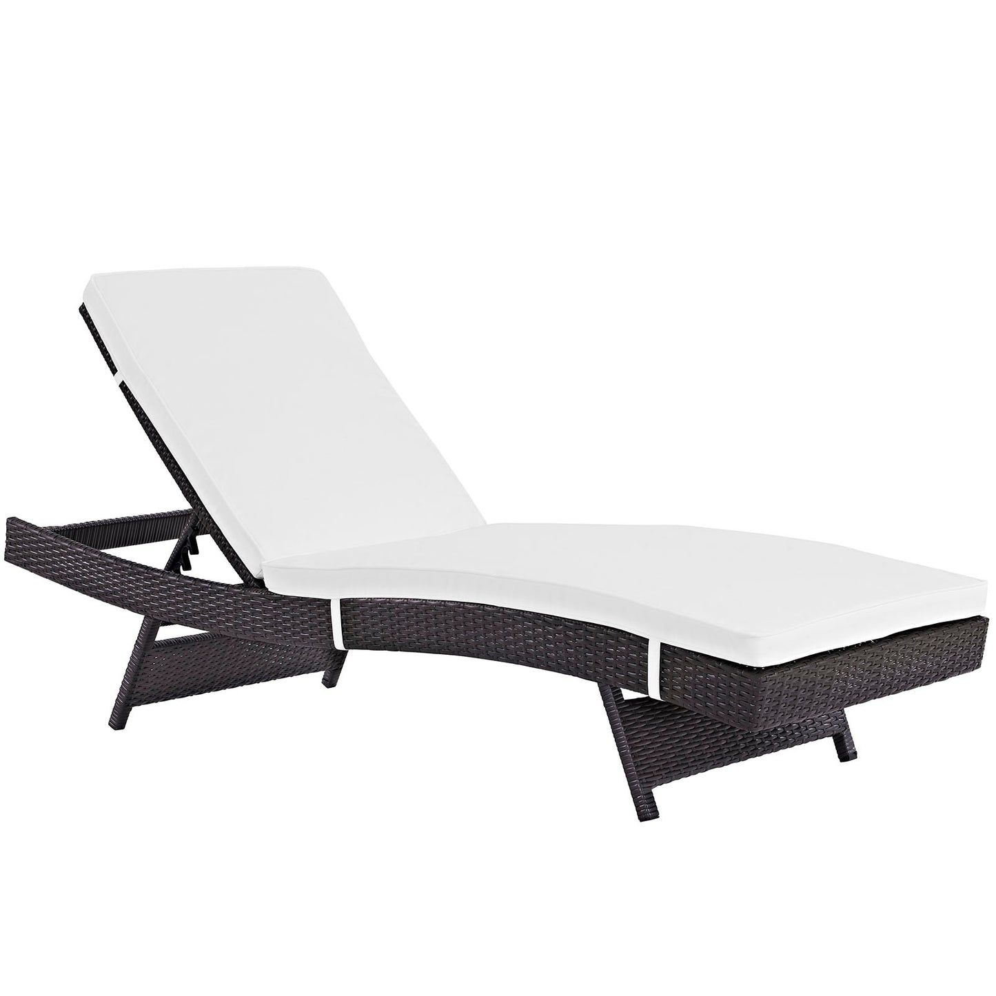 Peer Outdoor Patio Chaise by Modway EEI-961-EXP-WHI