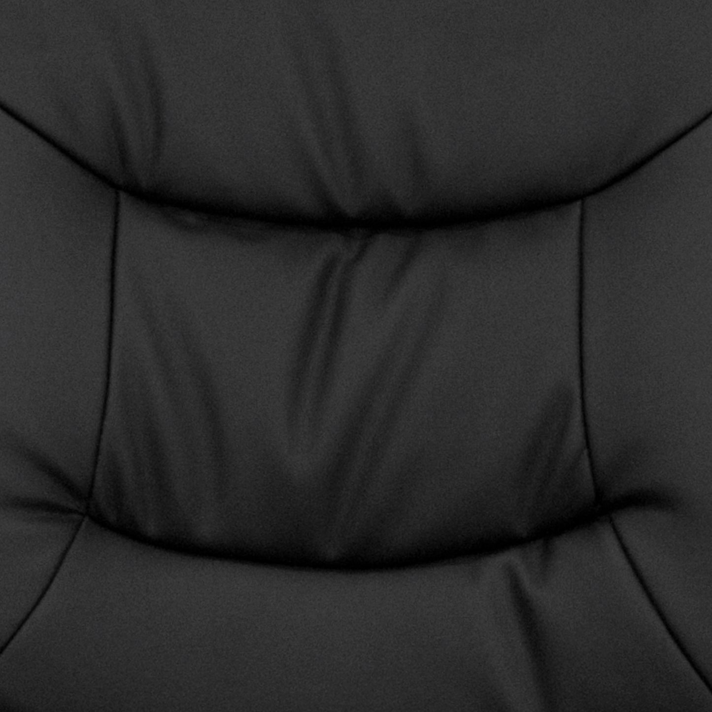 Cole Mid-Back Black LeatherSoft Multifunction Swivel Ergonomic Task Office Chair Black