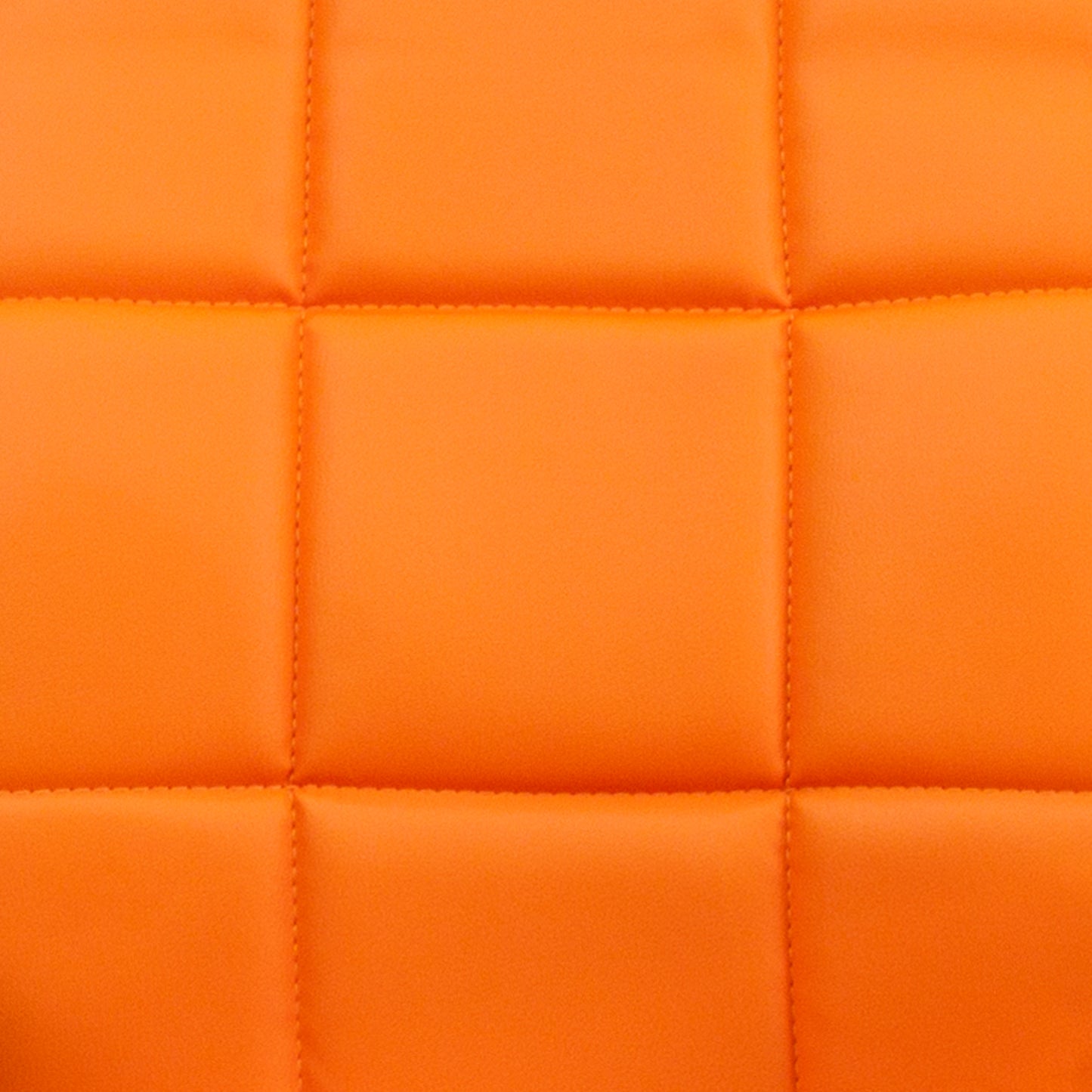 Clayton Mid-Back Orange Quilted Vinyl Swivel Task Office Chair Orange