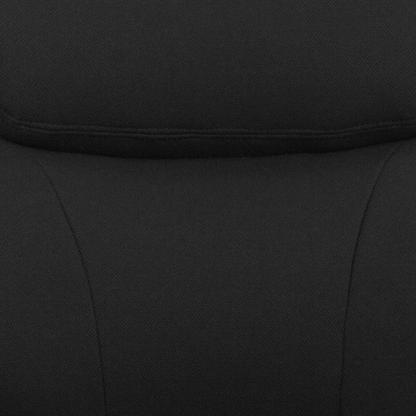 HERCULES Series Big & Tall 400 lb. Rated Black Fabric Ergonomic Task Office Chair with Line Stitching and Adjustable Arms Black Fabric