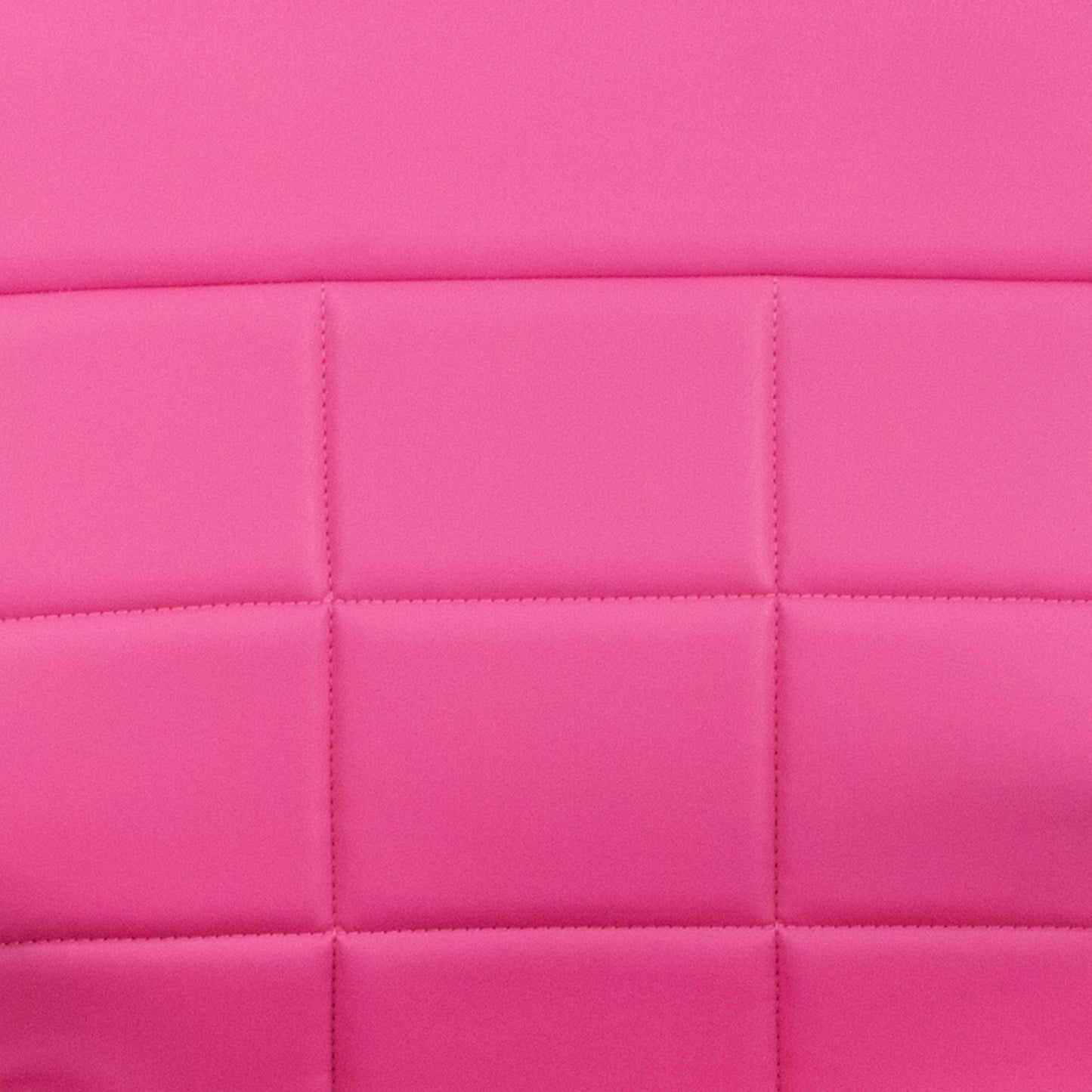 Vivian Mid-Back Pink Vinyl Executive Swivel Office Chair with Chrome Base and Arms Pink