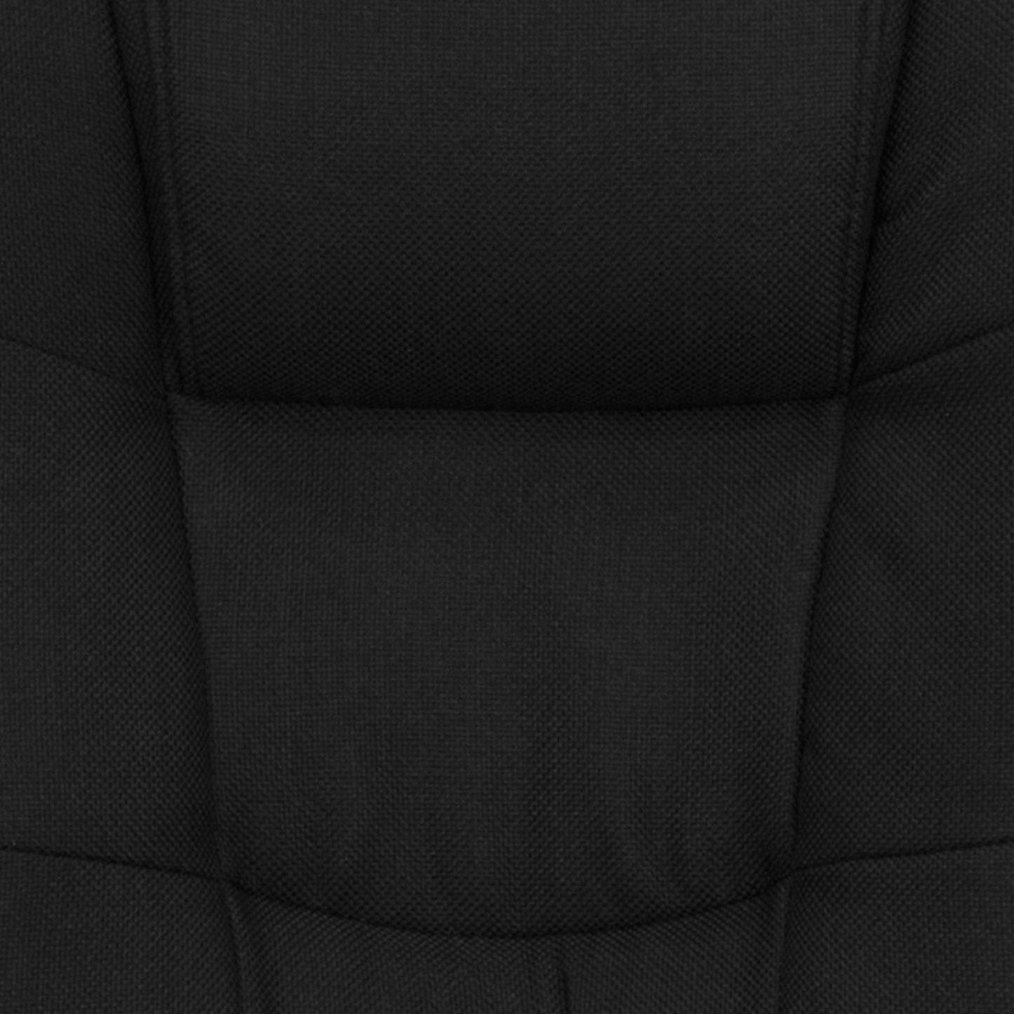 Jessica High Back Black Fabric Executive Swivel Office Chair with Arms Black Fabric