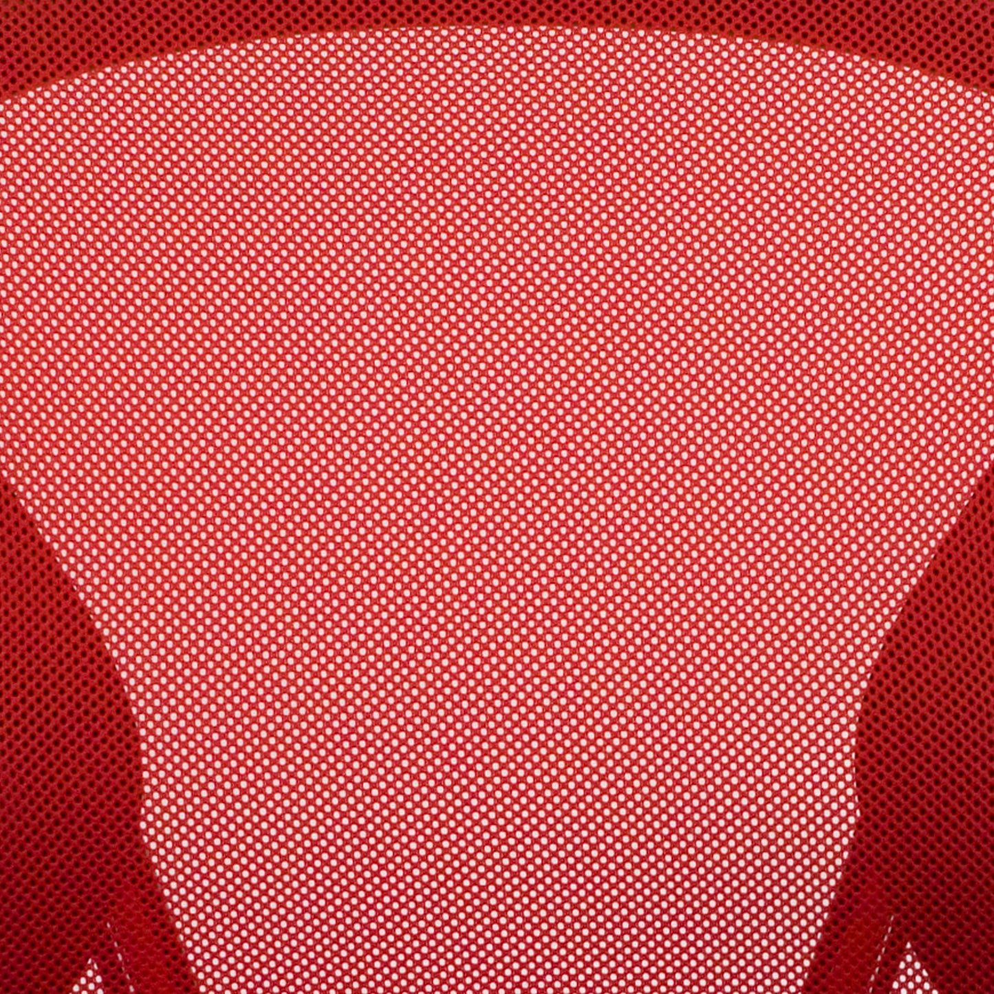 Alfred Mid-Back Red Mesh Swivel Task Office Chair with Chrome Base and Arms Red