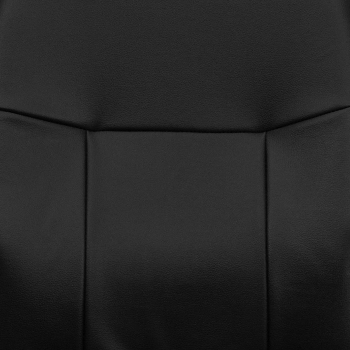 Paulson Mid-Back Black Glove Vinyl Executive Swivel Office Chair with Arms Black