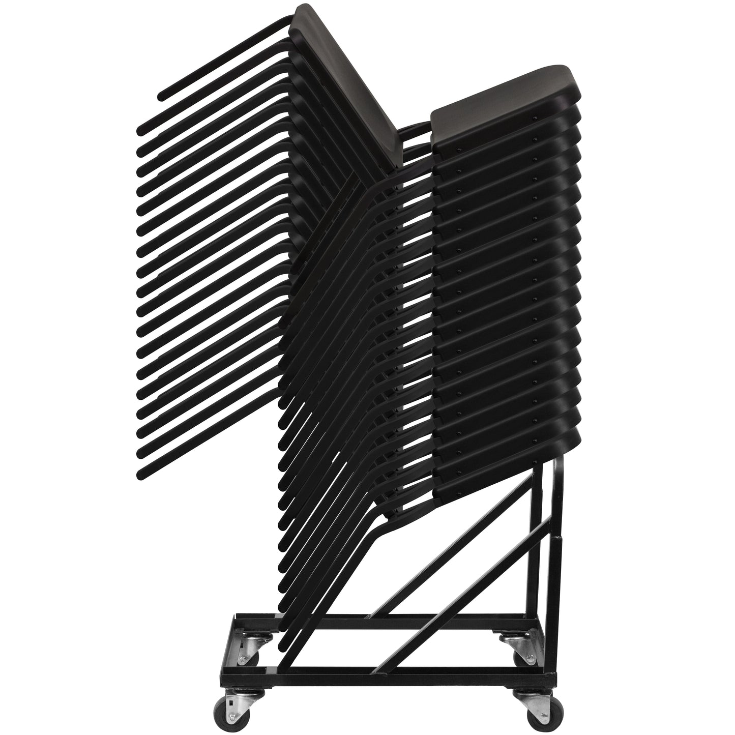 Frank Band/Music Stack Chair Dolly Black