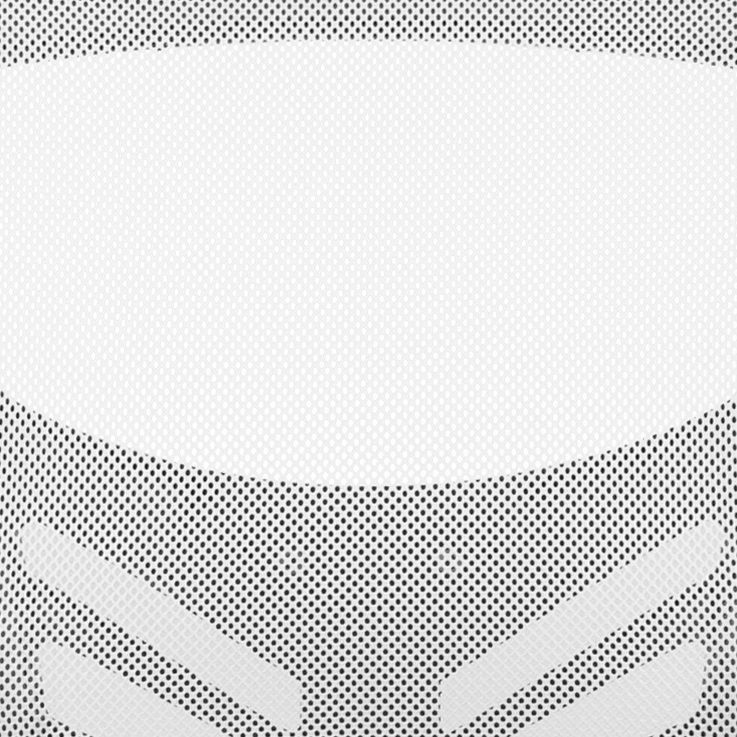 Nicholas Mid-Back White Mesh Multifunction Executive Swivel Ergonomic Office Chair with Adjustable Arms White/Black Frame