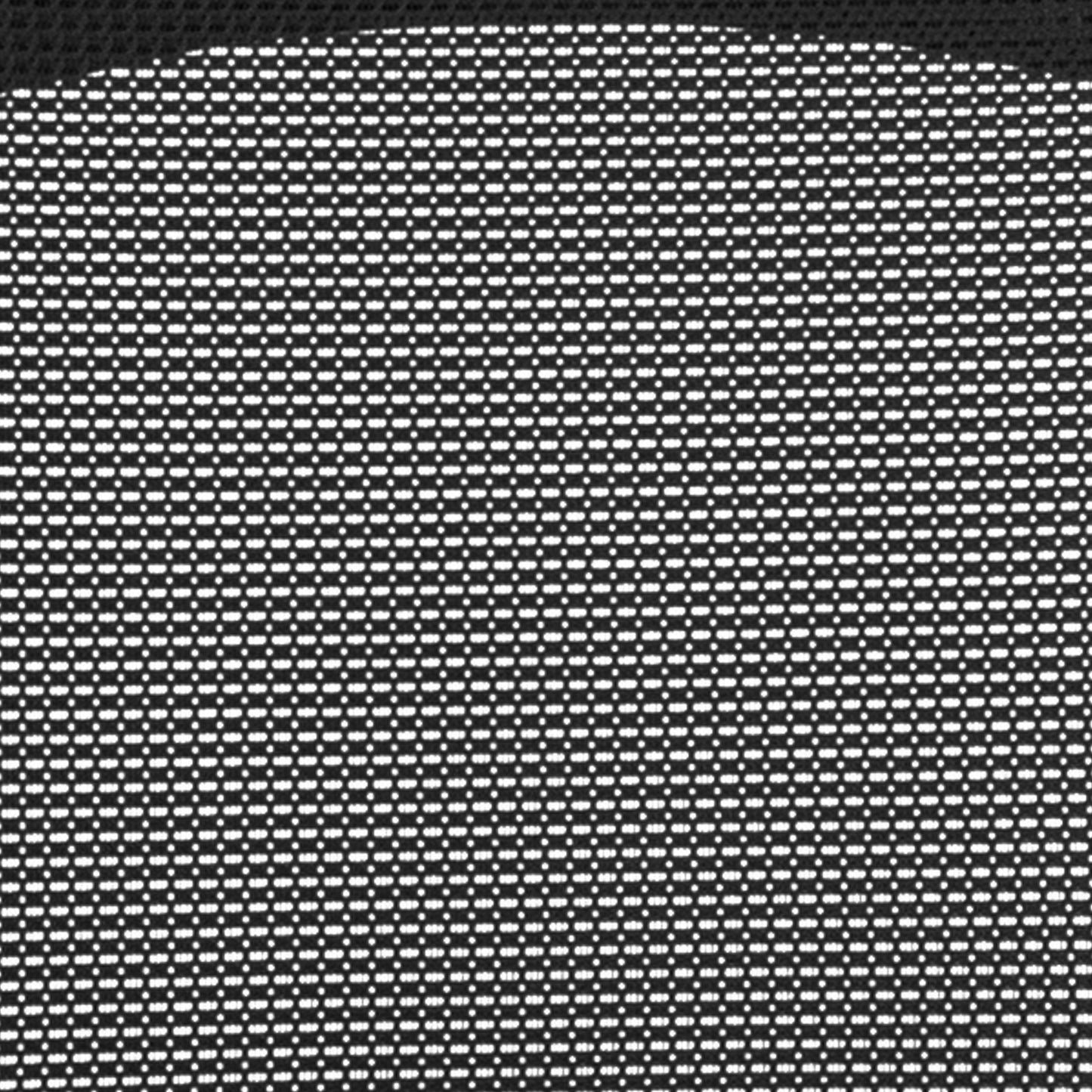 Manny Mid-Back Designer Black Mesh Swivel Task Office Chair with Arms Black
