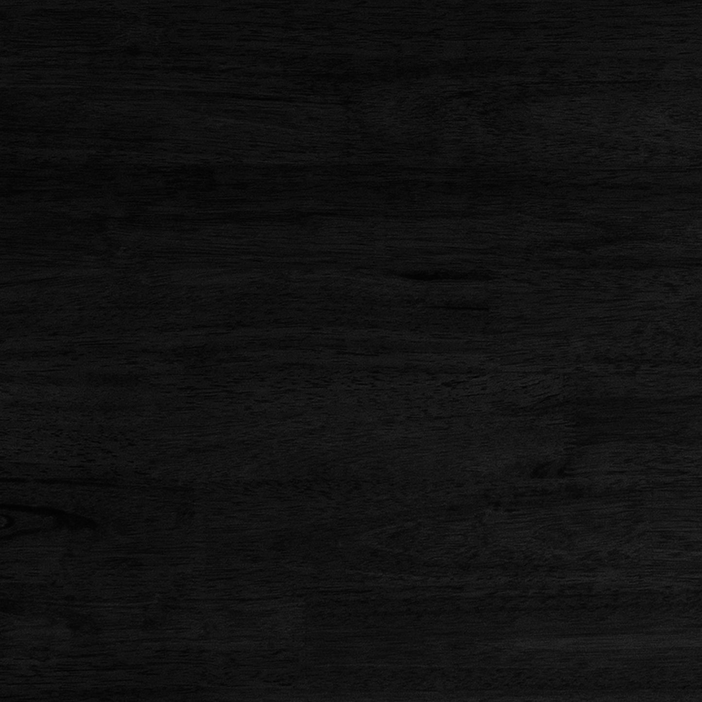 Henry 47" Solid Wood Dining Table, Commercial Grade Heavy Duty Rectangle Wood Table for 4, Black Matte Finish Black Matte