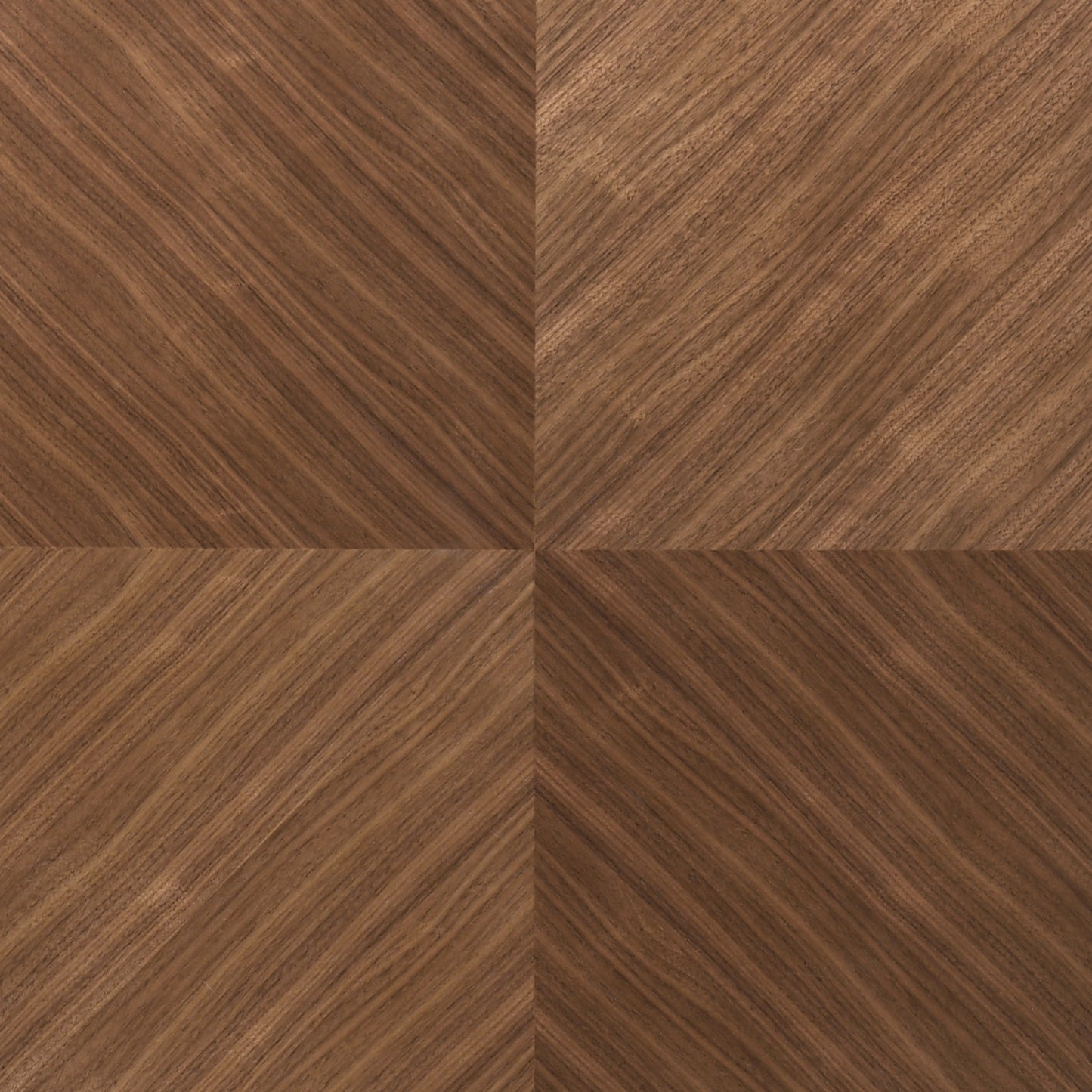 Cosmo Walnut Veneer Coffee Table with Black Metal Base