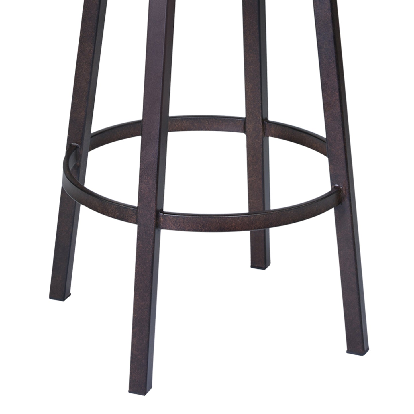 Fargo 26" Barstool in Auburn Bay finish with Brown Pu upholstery