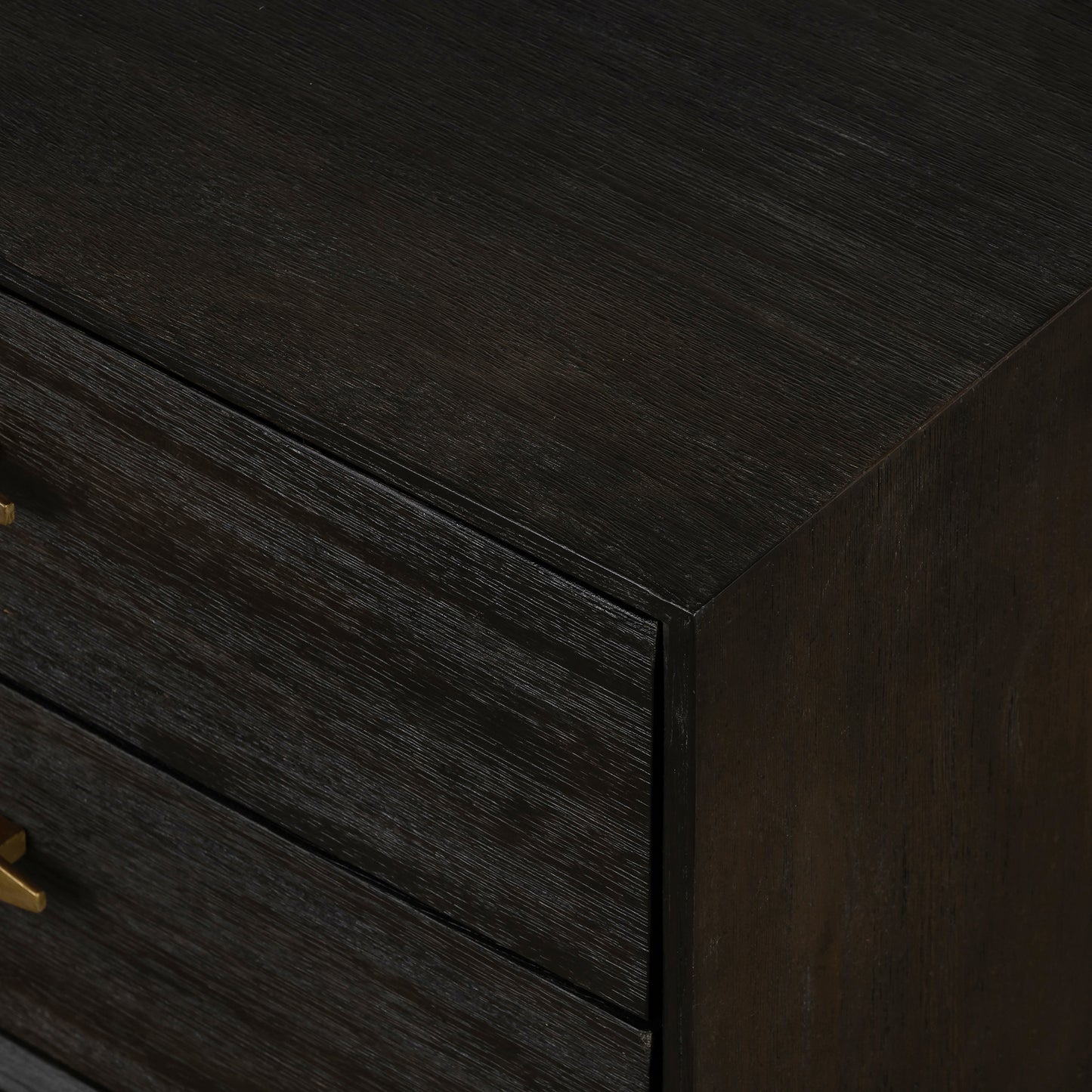 Baly Acacia Mid-Century 2 Drawer Night stand
