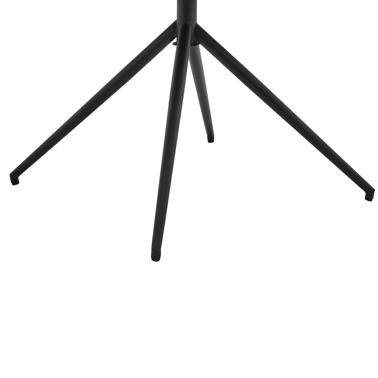 Simone Modern Faux Leather and Fabric Metal Swivel Dining Room Chairs - Set of 2