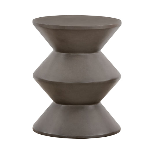 Lizzie Concrete Indoor Outdoor Accent Stool End Table