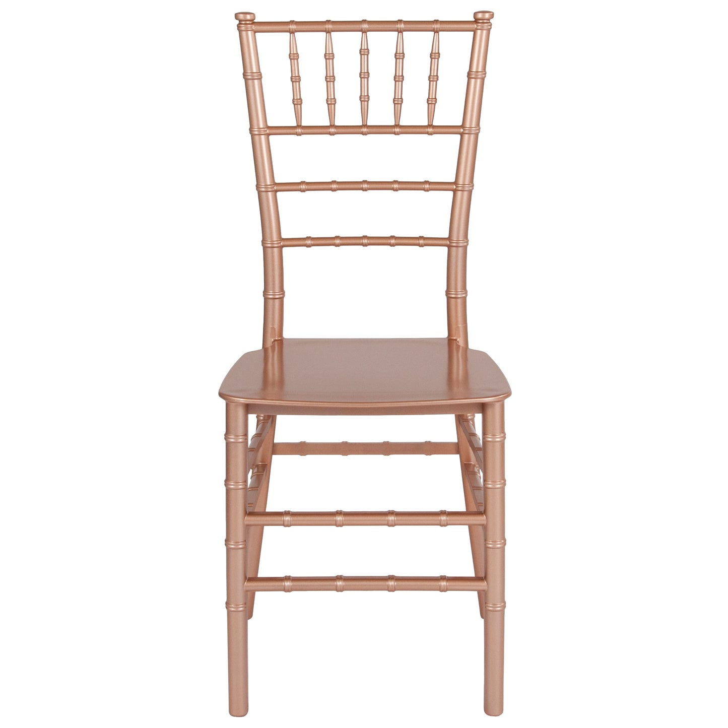 HERCULES Series Rose Gold Resin Stacking Chiavari Chair Rose Gold LE-ROSE-M-GG