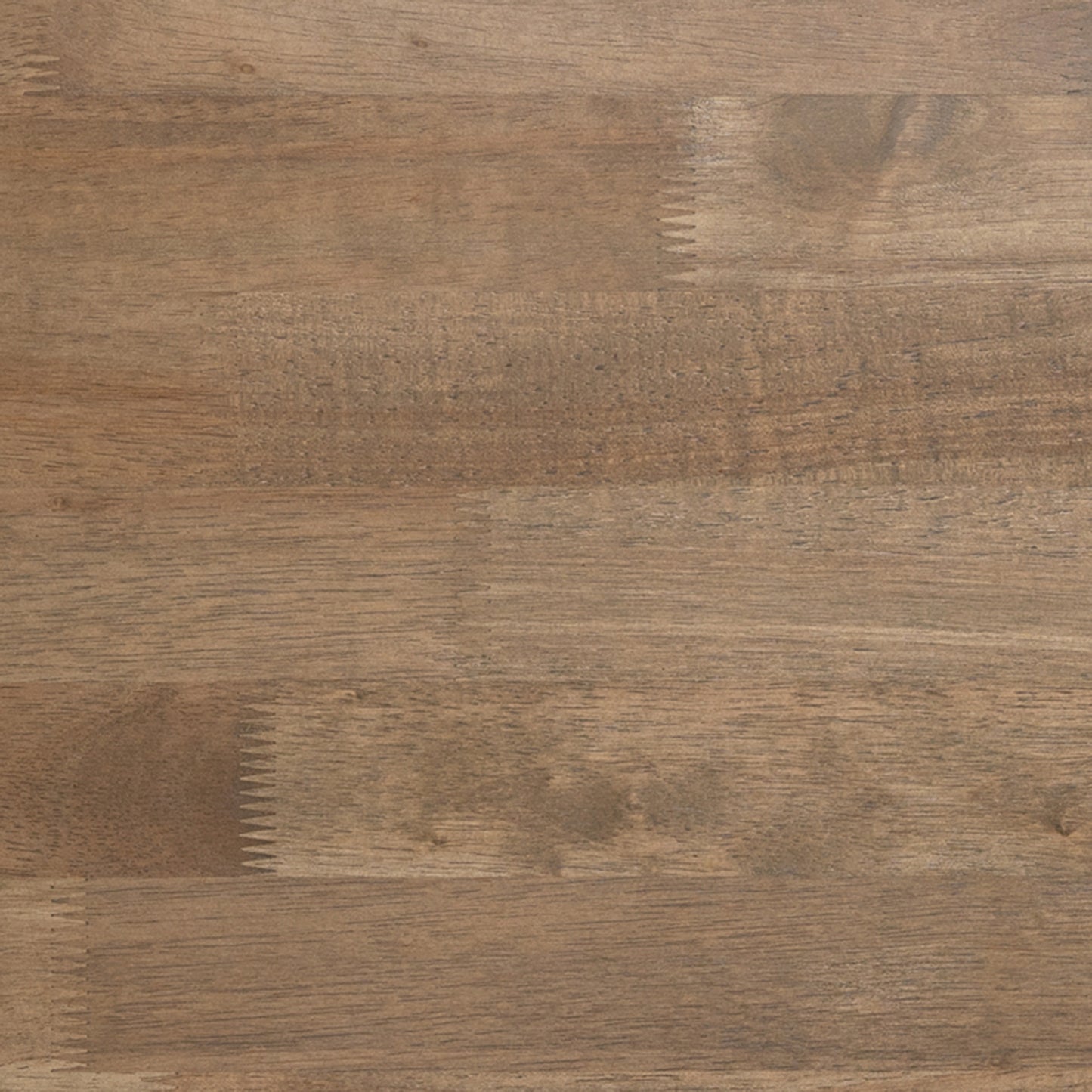 Eli Solid Wood Farmhouse Coffee Table, Trestle Style Accent Table in Rustic Brown Rustic Brown