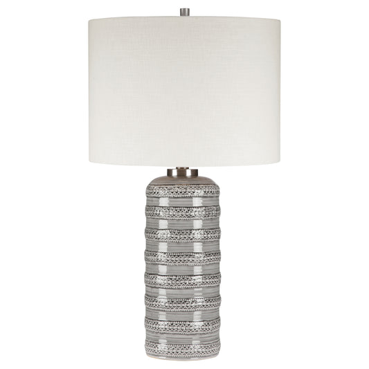 Uttermost Alenon Light Gray Table Lamp