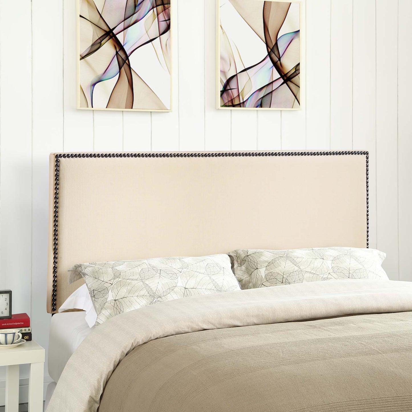 Region Nailhead Upholstered Queen Headboard by Modway MOD-5215-IVO