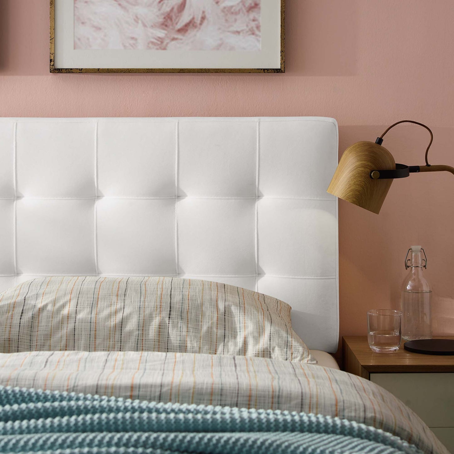 Lily Biscuit Tufted Performance Velvet King Headboard by Modway MOD-6121-WHI