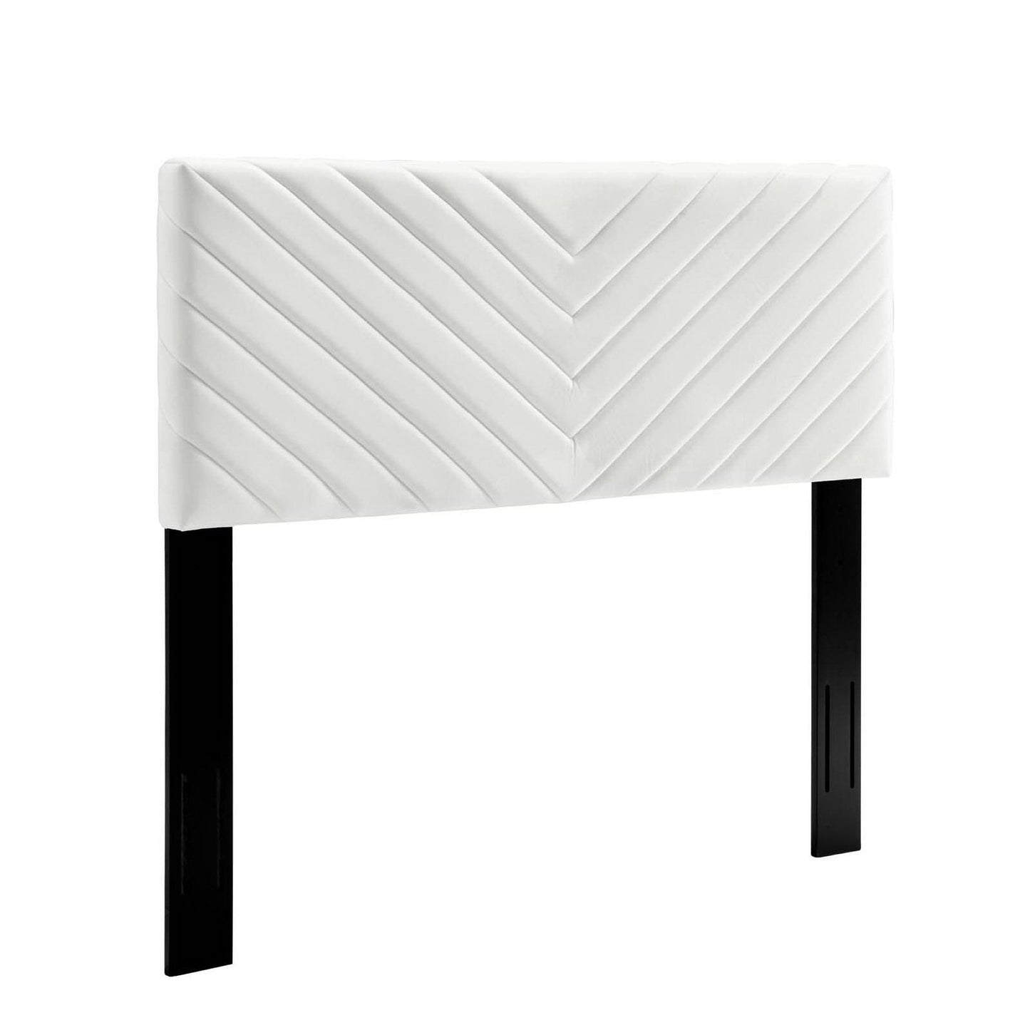 Alyson Angular Channel Tufted Performance Velvet King / California King Headboard by Modway