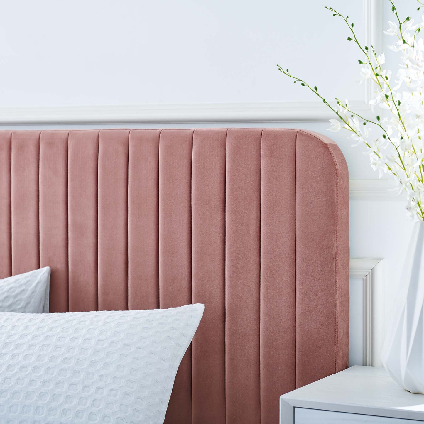 Celine Channel Tufted Performance Velvet Full Platform Bed by Modway