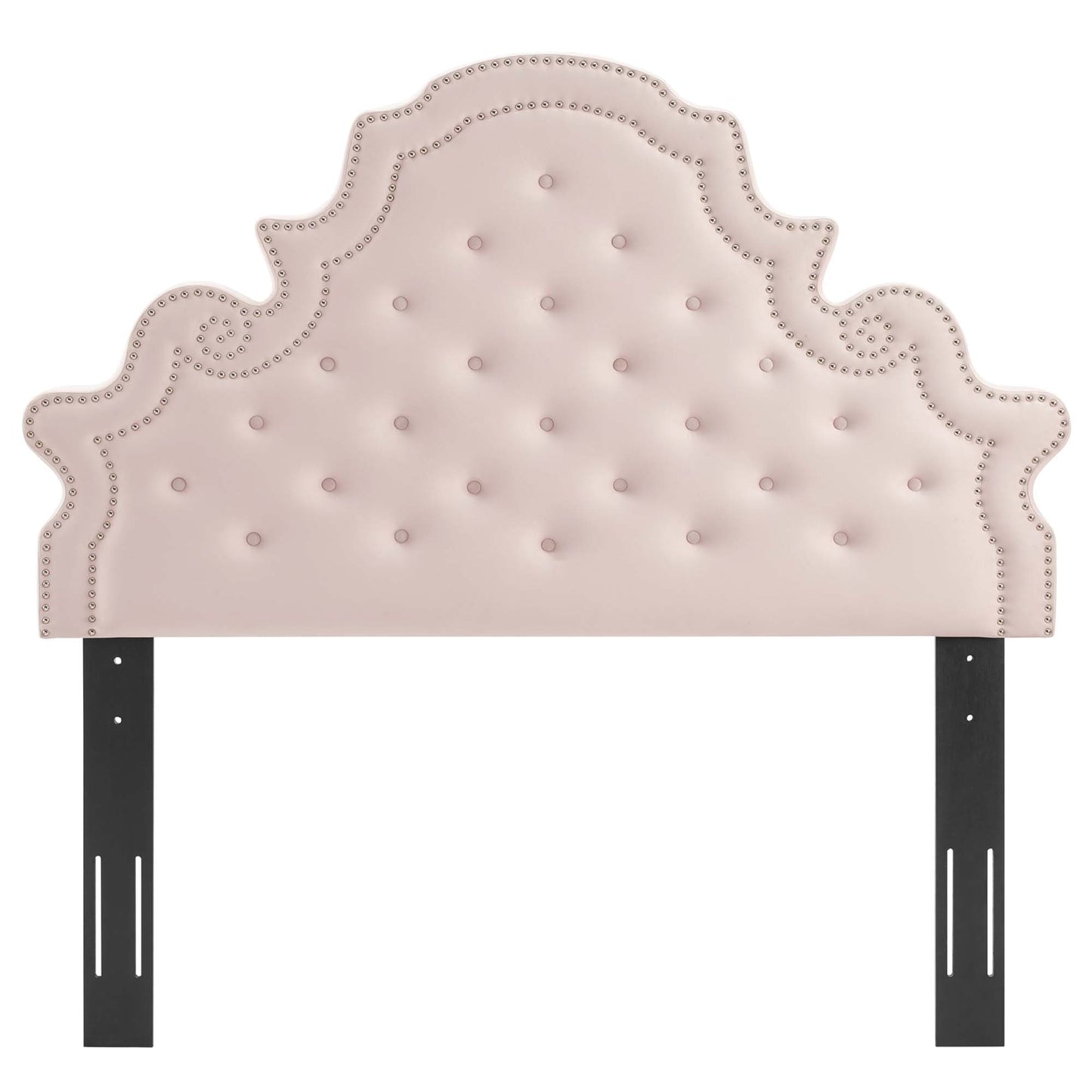 Gwyneth Tufted Performance Velvet Queen Platform Bed by Modway MOD-6751-PNK