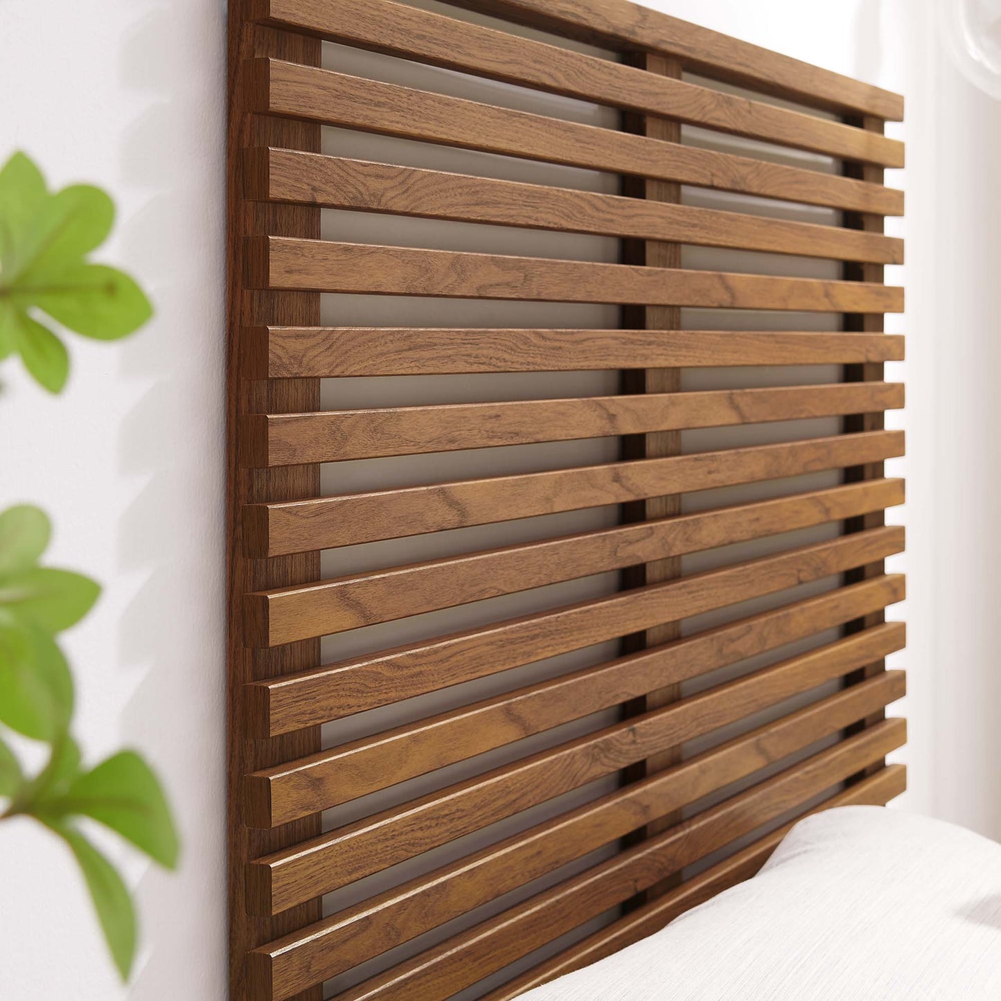 Render Wall Mount Headboard and Modern Nightstands by Modway