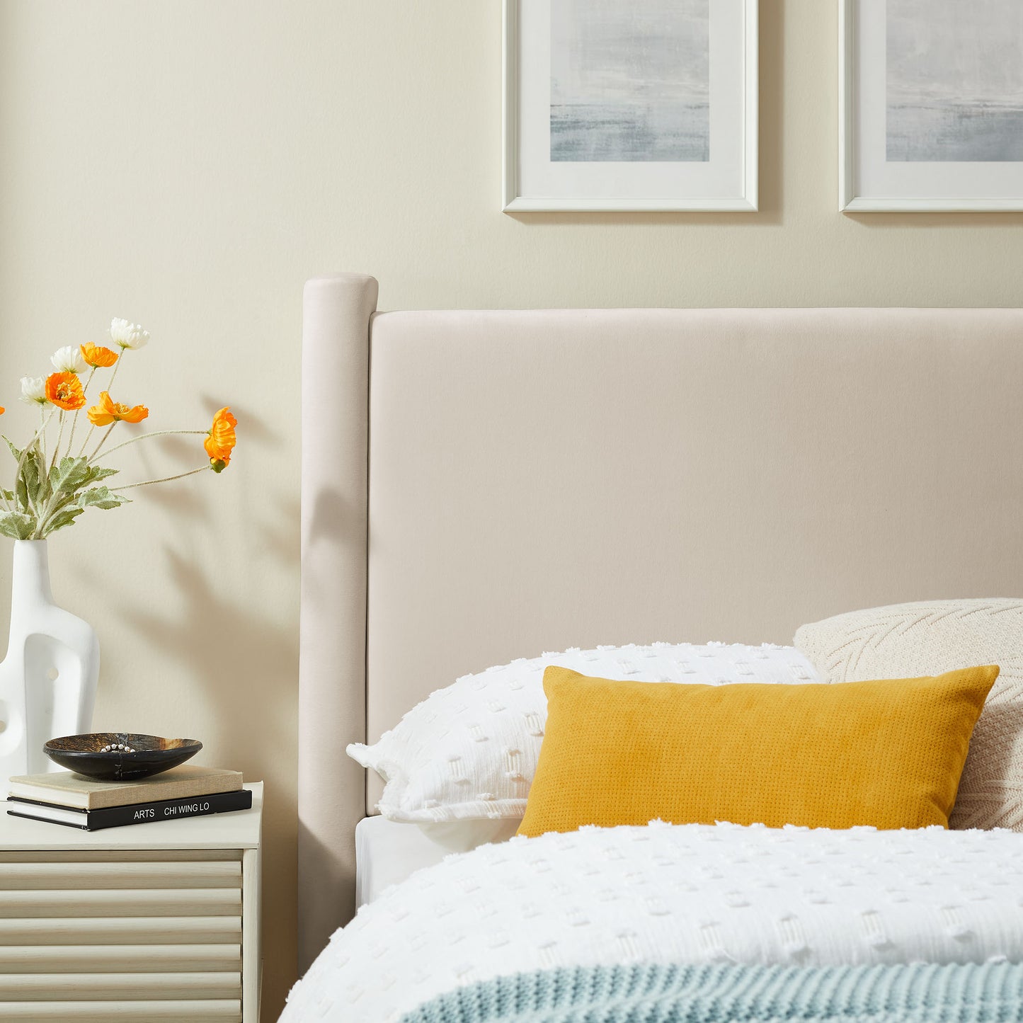 Rael Performance Velvet Twin Headboard by Modway MOD-7177-ALA