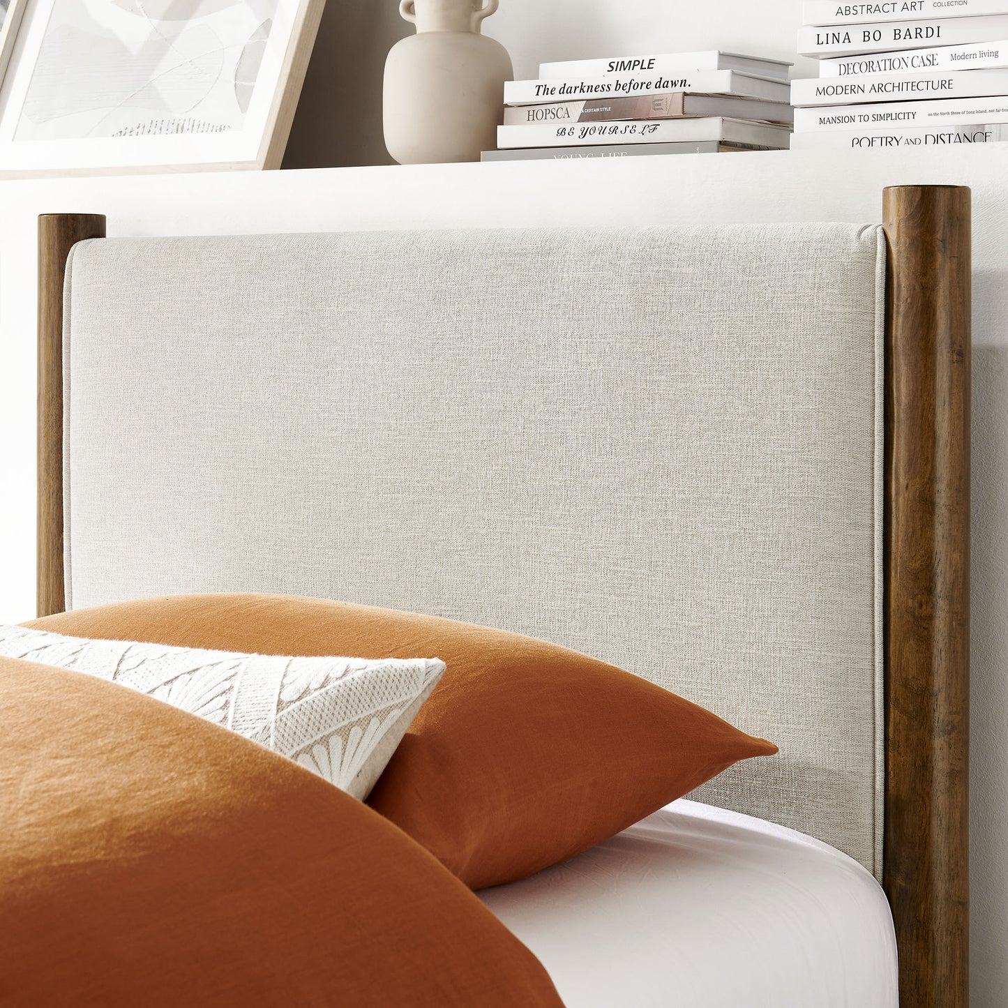 Maven Fabric Upholstered Platform Bed by Modway