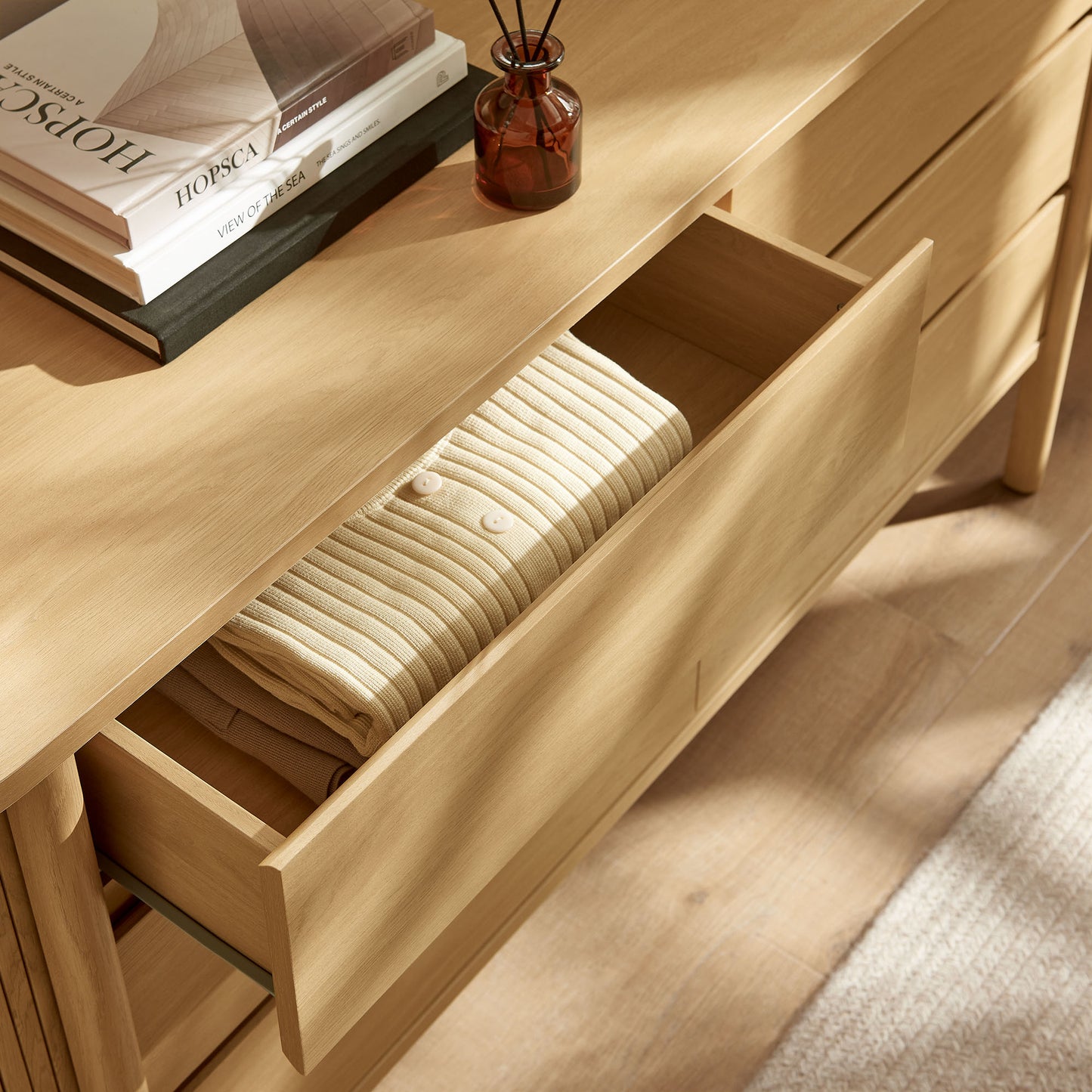 Cadence 6-Drawer Curved Dresser by Modway MOD-7242 Mid-Century Modern Bedroom
