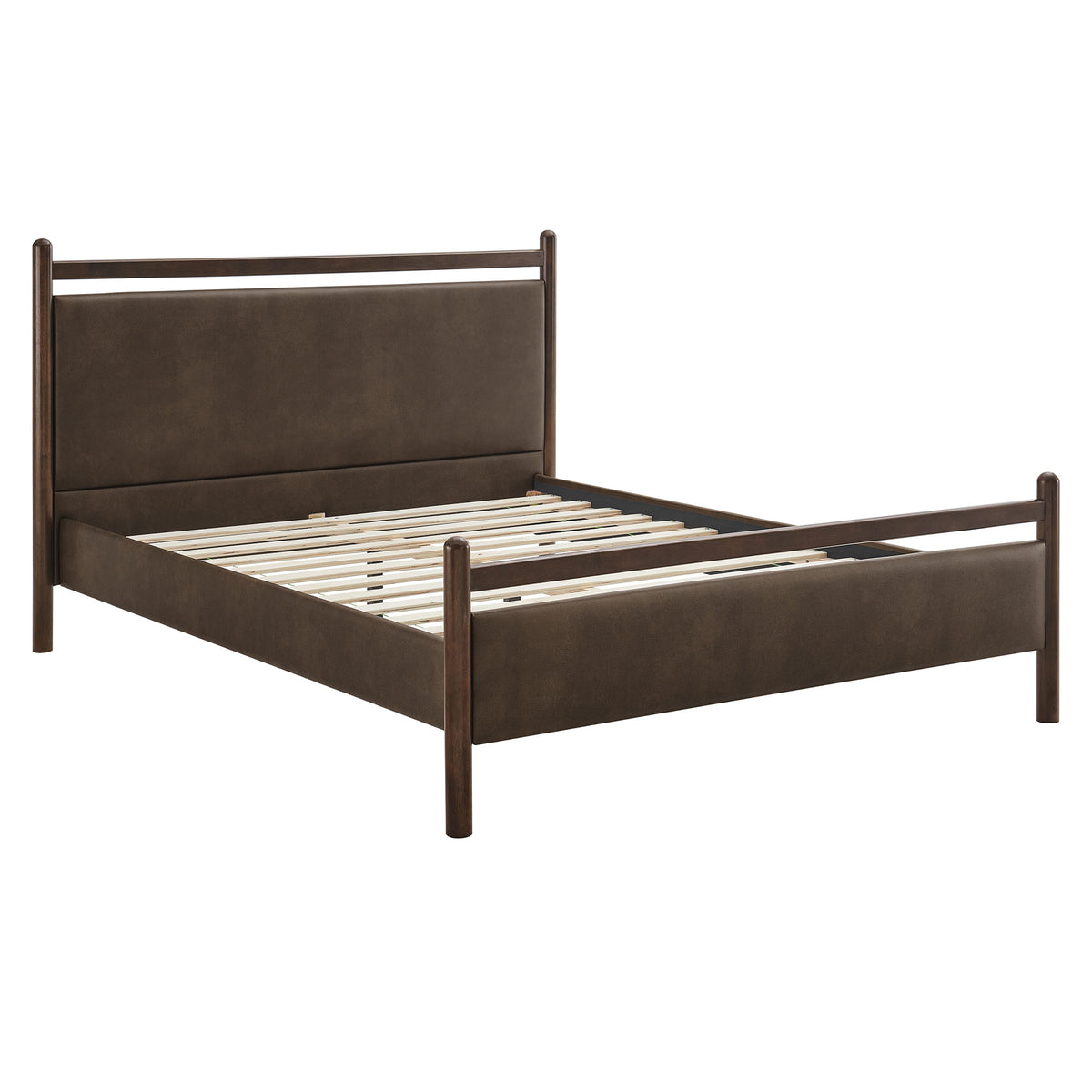 Ginny Full Size Vegan Leather Platform Bed Frame by Modway