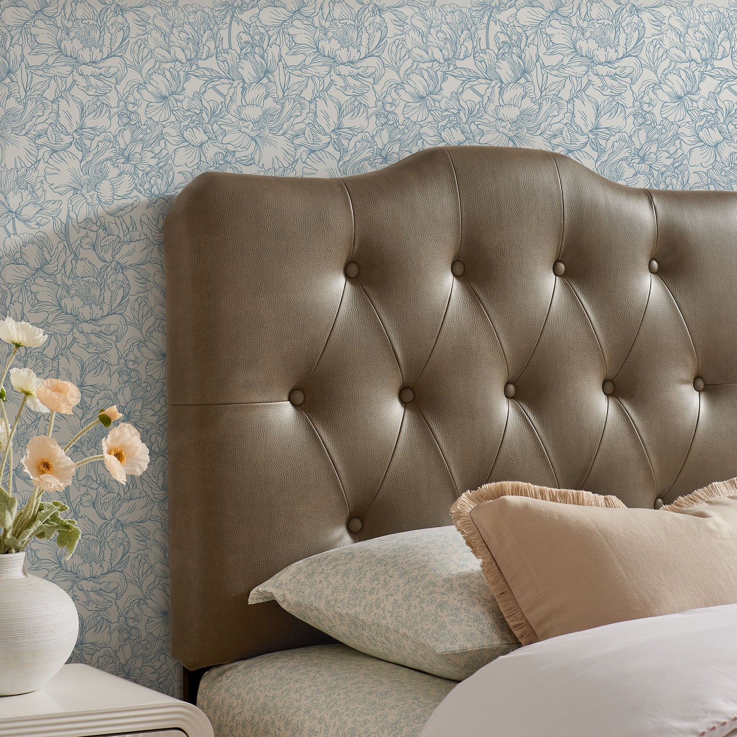 Annabel Faux Leather Twin Headboard by Modway
