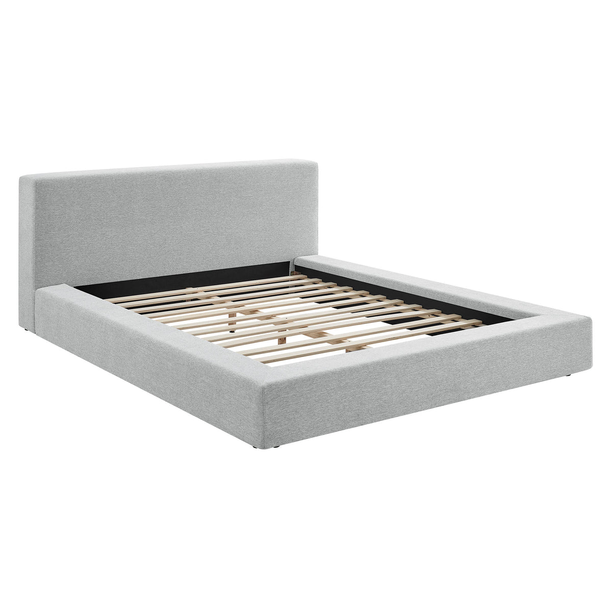 Luma Chenille Upholstered Queen Platform Bed Frame by Modway