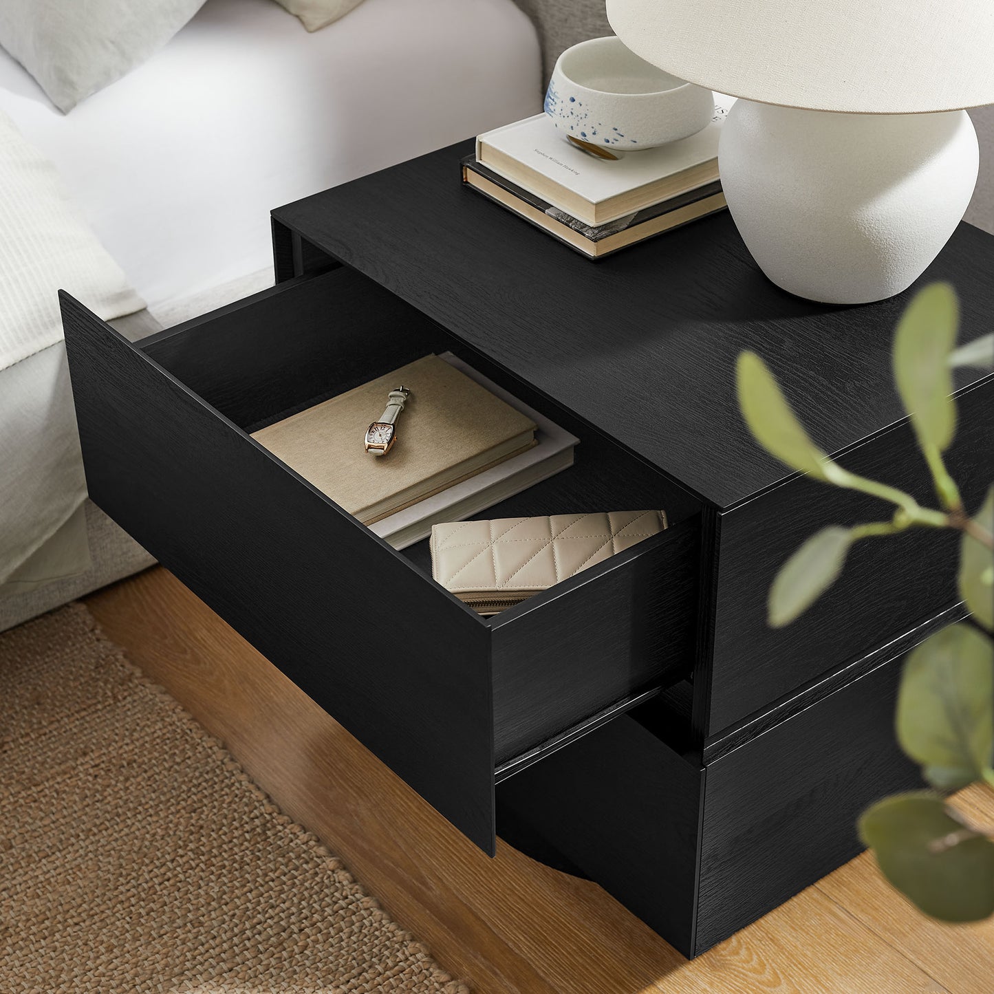 Koval Floating Pedestal 2-Drawer Nightstand by Modway