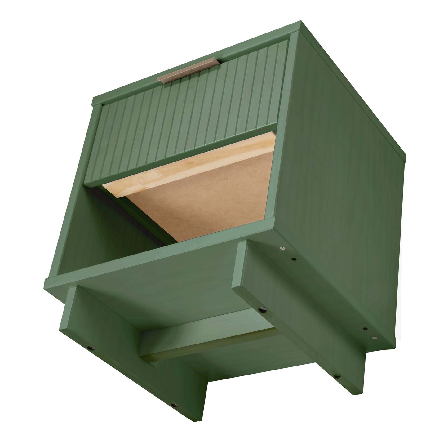 Granville Modern 18" Nightstand in Sage Green (1-Drawer)