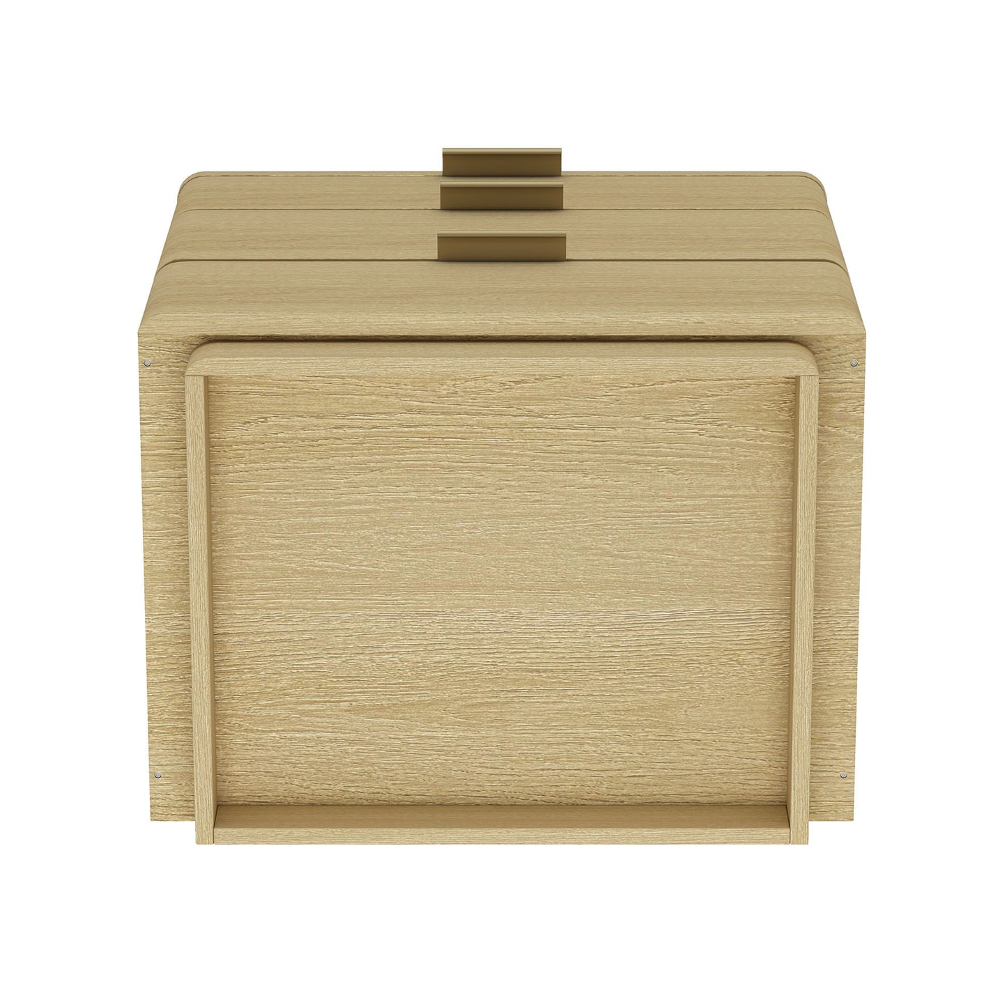 Payton Modern 26" Nightstand in Natural Oak (3-Drawer) NS009-GNO