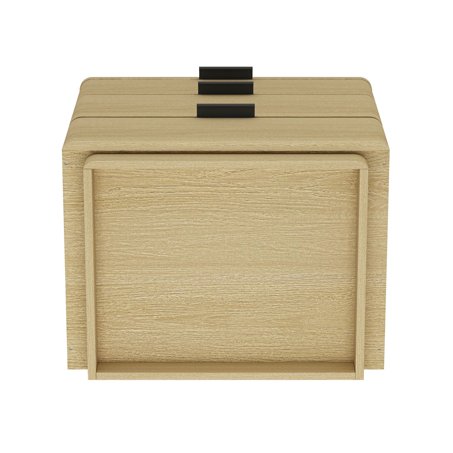 Payton Modern 26" Nightstand in Natural Oak (3-Drawer) NS009-NO