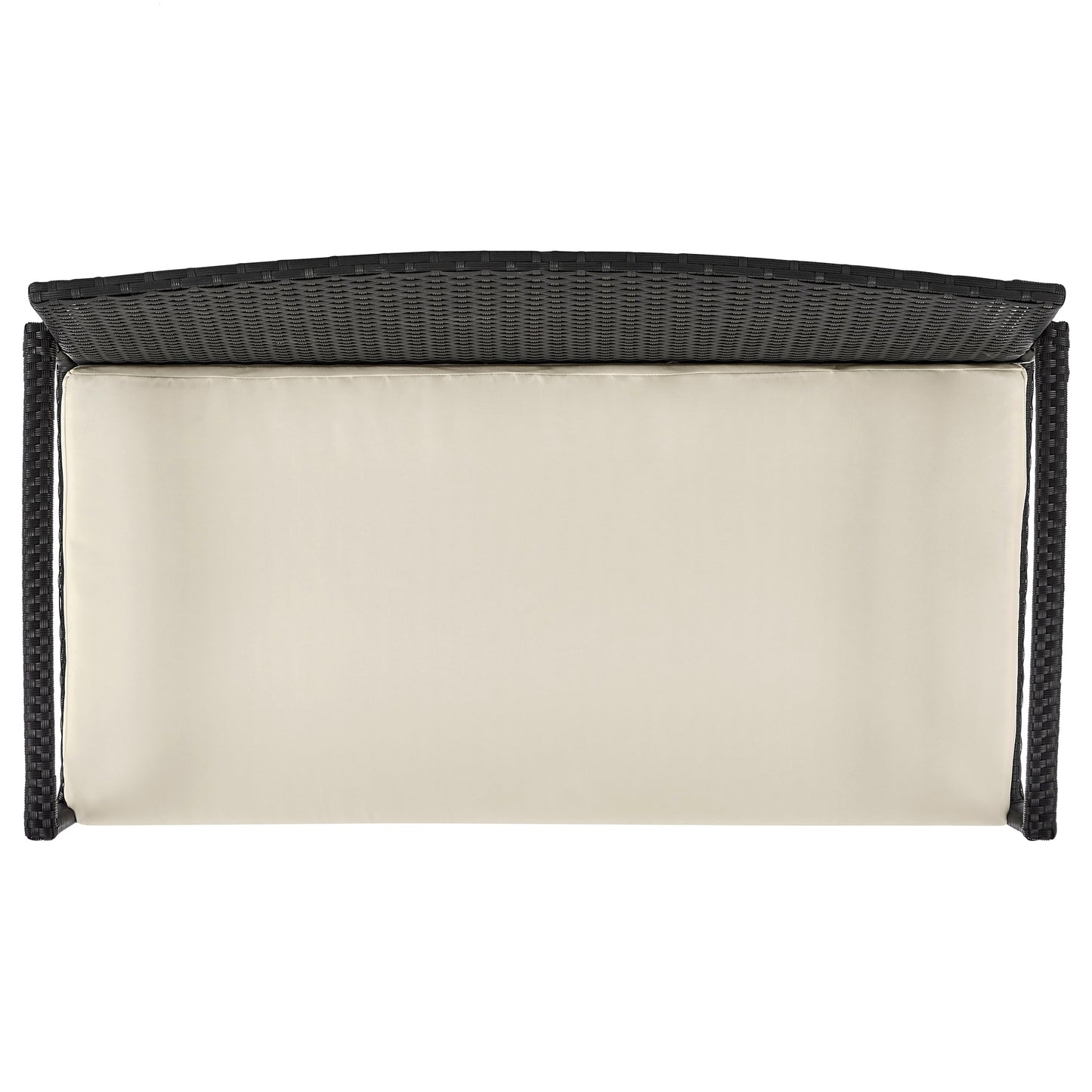 Noli Modern 4-Piece Conversation Set in Black and Cream OD-CV007-CR