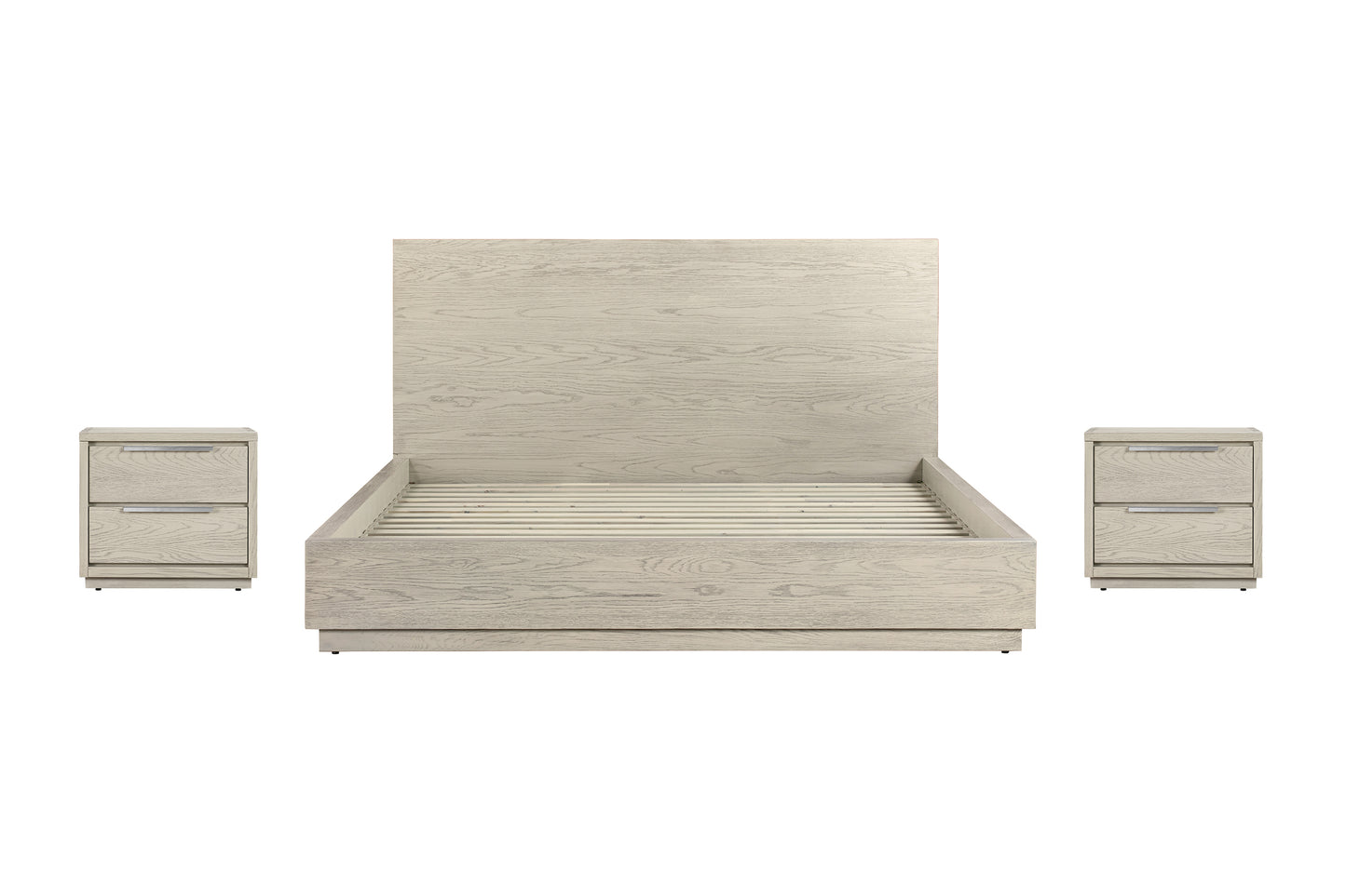 Abbey 3 & 4 Piece Bedroom Set in Gray Oak Wood