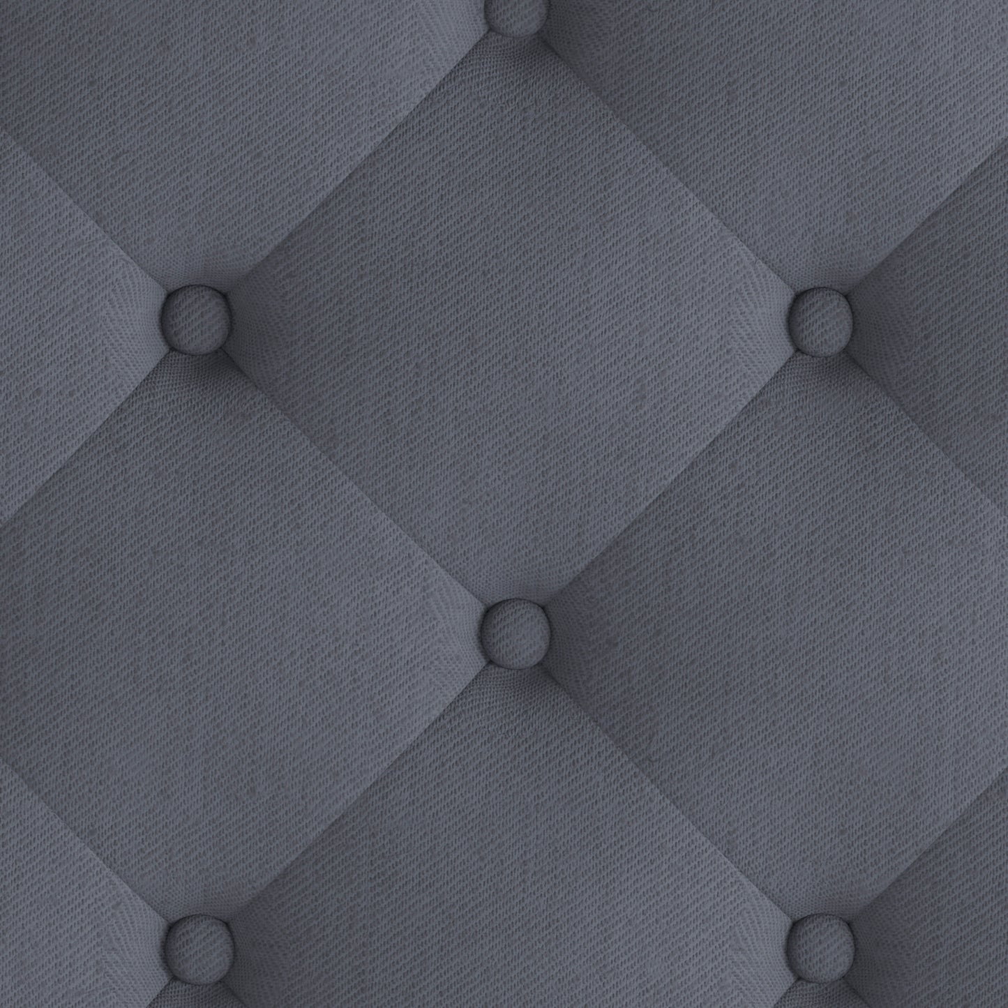 Brighton King Size Tufted Upholstered Platform Bed in Light Gray Fabric Light Gray