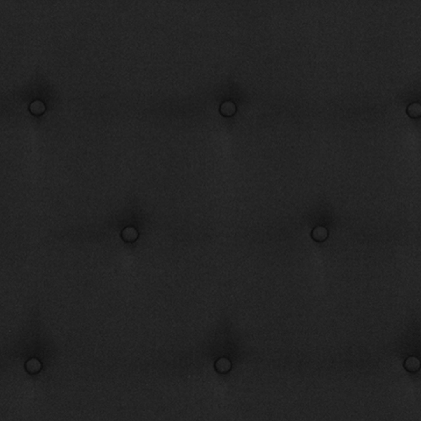Roxbury King Size Tufted Upholstered Platform Bed in Black Fabric Black