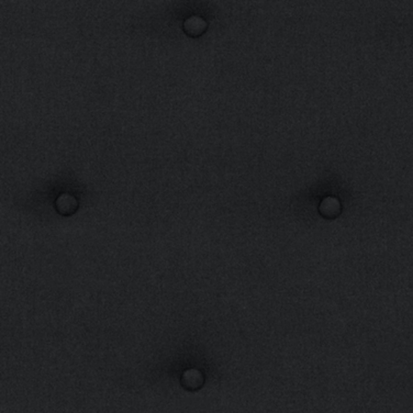 Roxbury Queen Size Tufted Upholstered Platform Bed in Black Fabric with Memory Foam Mattress Black