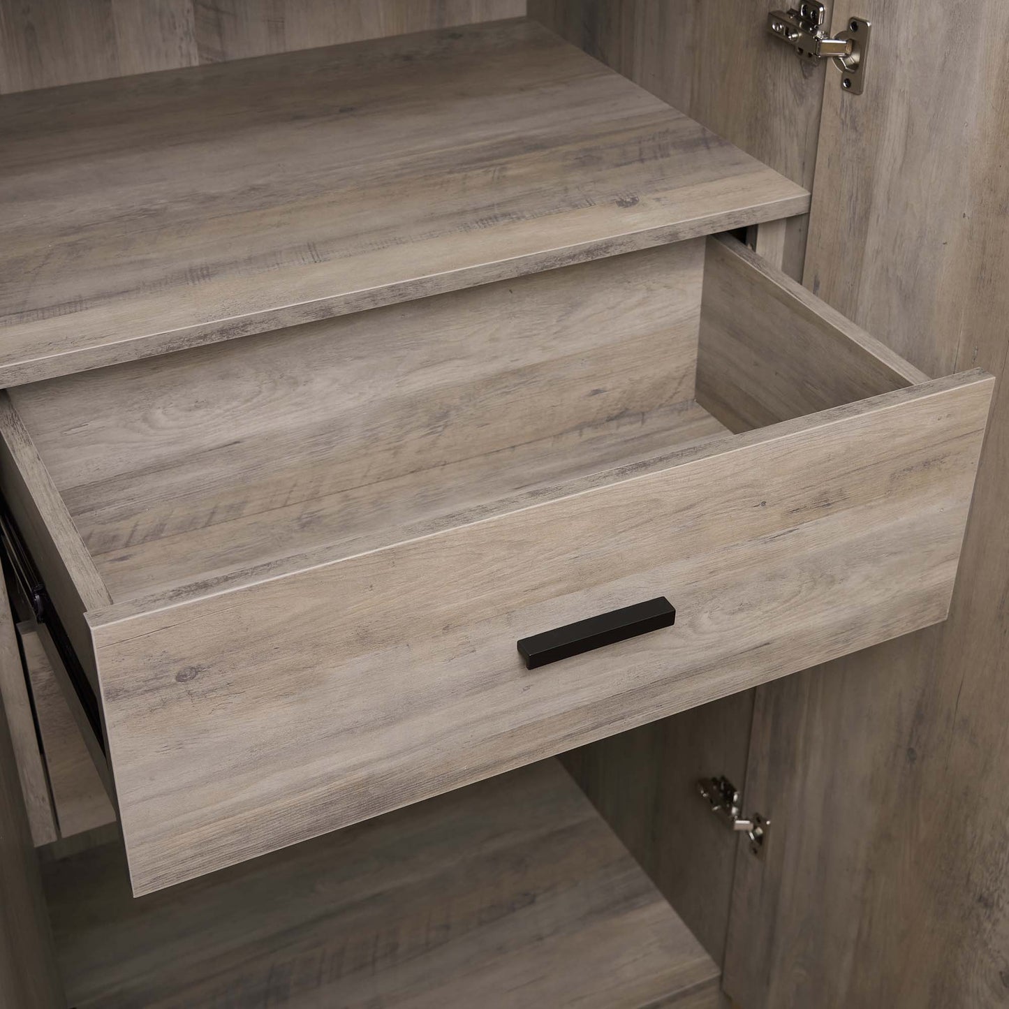 Lee Modern 32" Wardrobe Closet in Rustic Gray WC001-GY