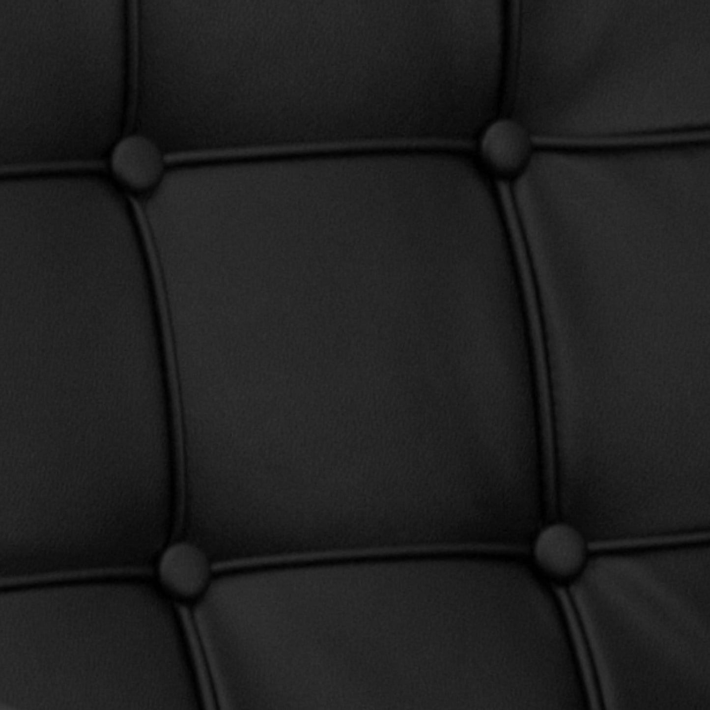 HERCULES Lacey Series Contemporary Black LeatherSoft Chair with Stainless Steel Frame Black